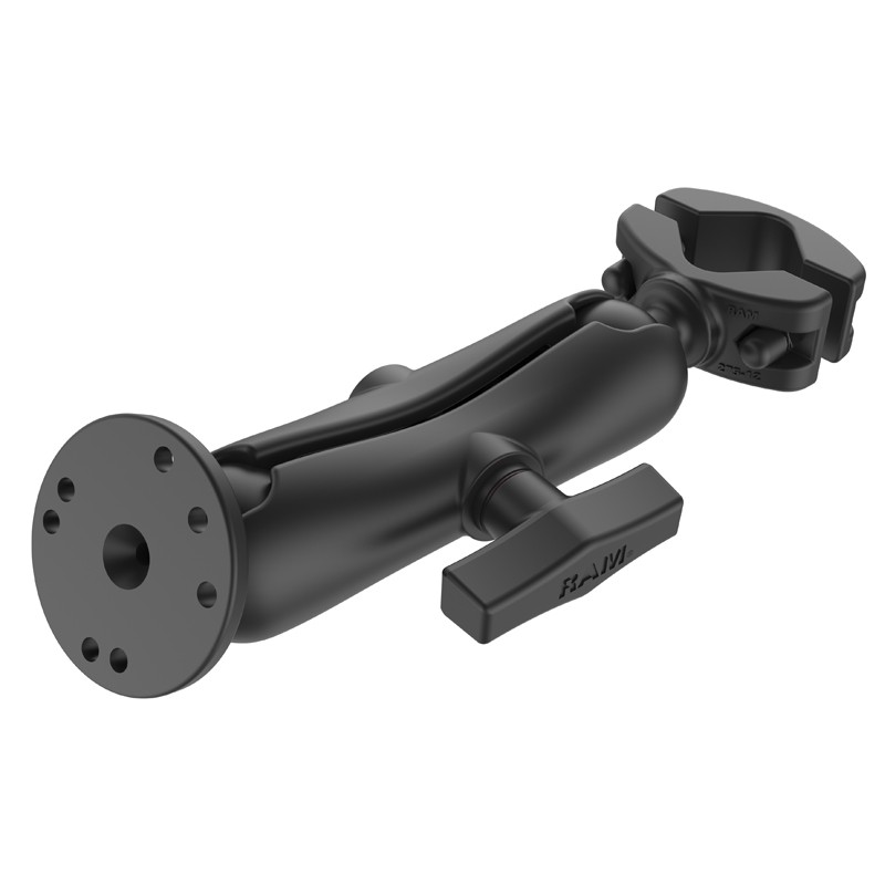 RAM Round Post Clamp 1.5″ Ball Mount with Round AMPS Plate RAM-101U-271-12