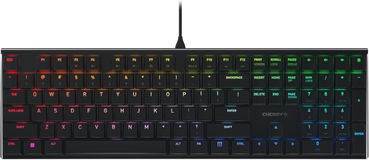 Cherry MX 10.0N RGB Mechanical WIRED Gaming Keyboard MX Low Profile Speed™