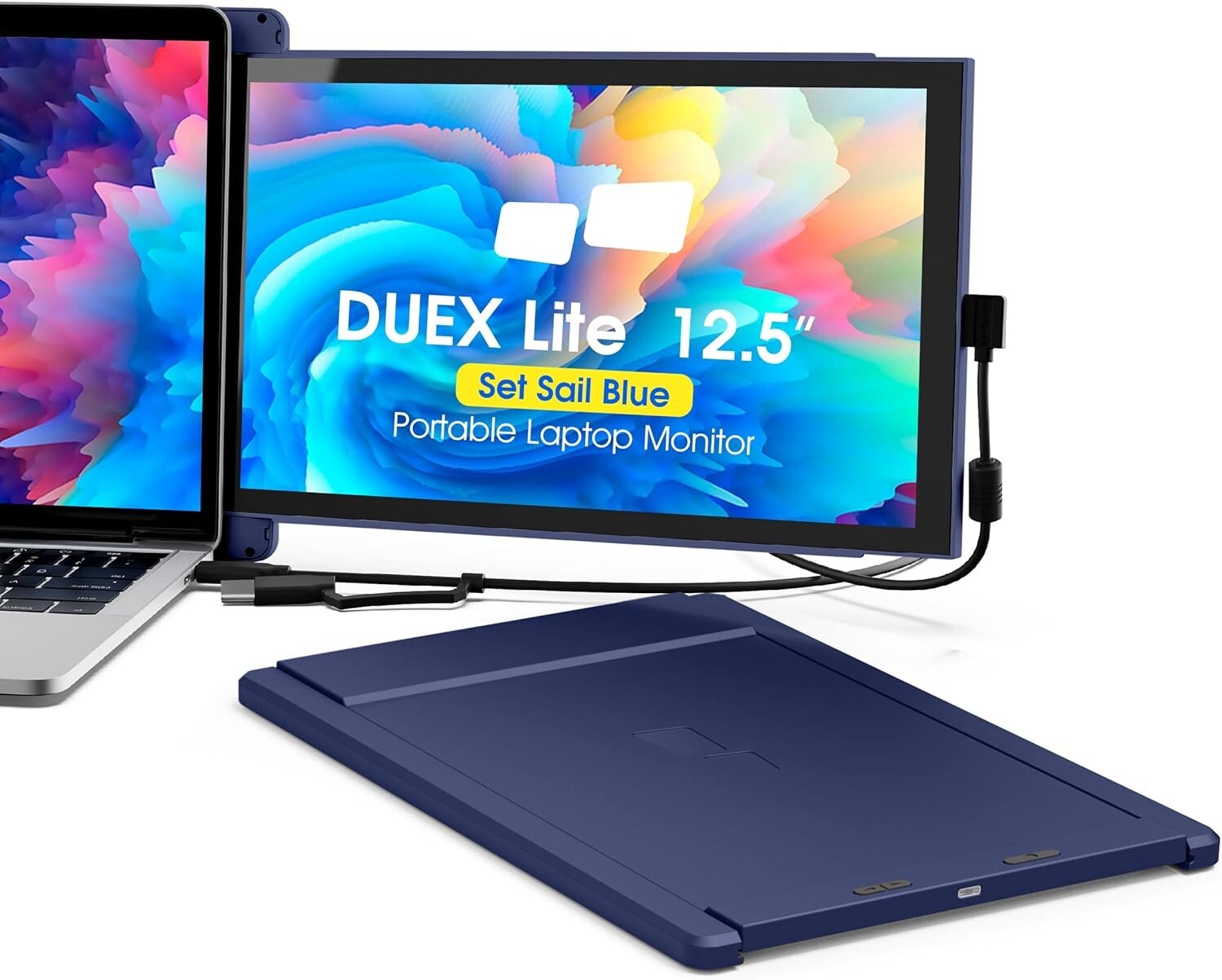 Mobile Pixels MPDUEXLITEBL-RB Duex Lite 12.5″ Monitor Blue