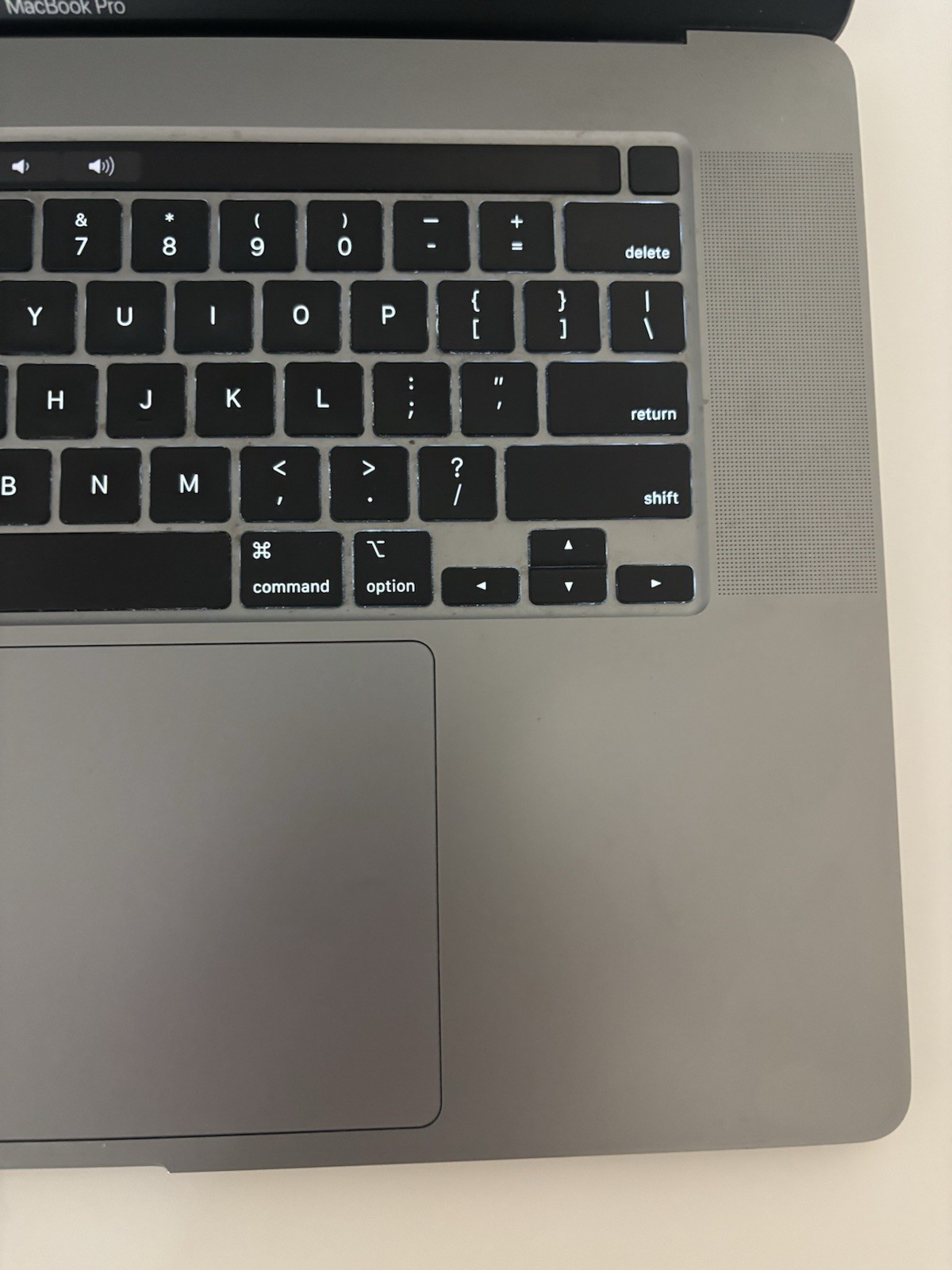 Apple MacBook Pro A2141 Space Gray Backlit Keyboard Laptop 2019 16 inch ** DOA