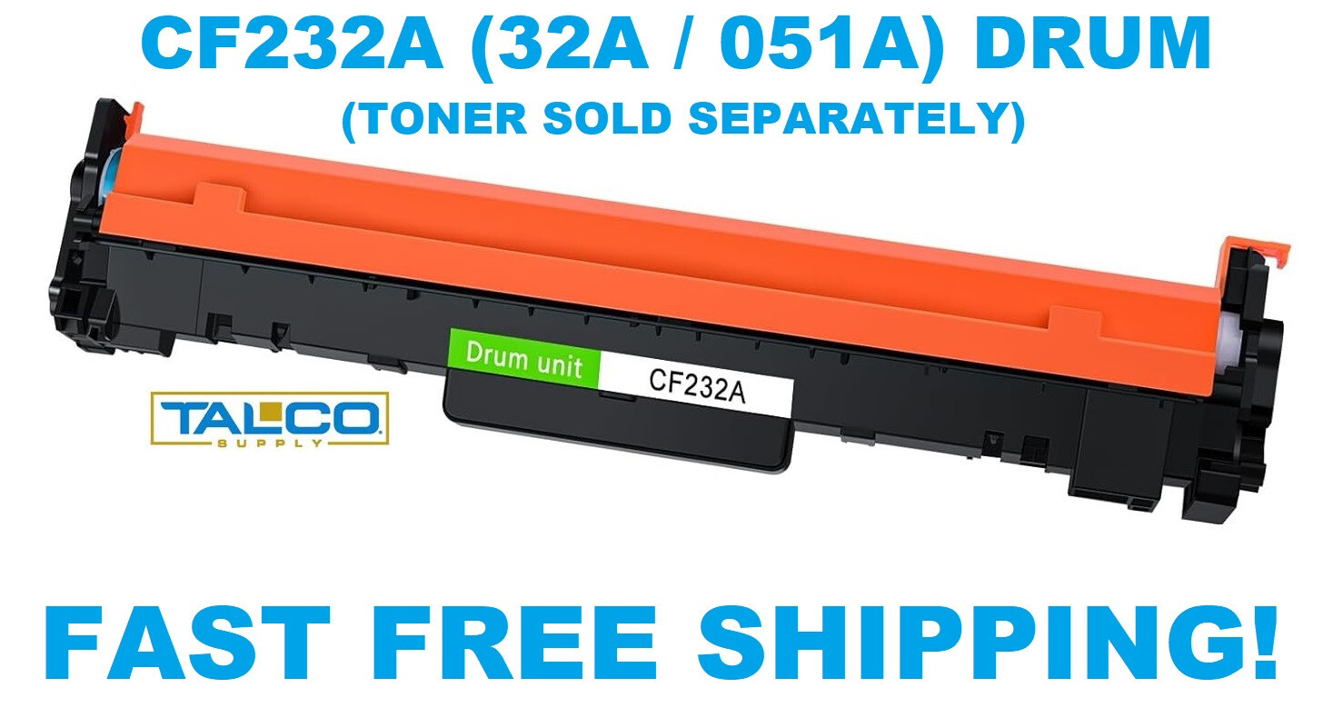(1) CF232A 32A Drum Unit Compatible for HP Laserjet Pro M203dw MFP M227fdw / fdn