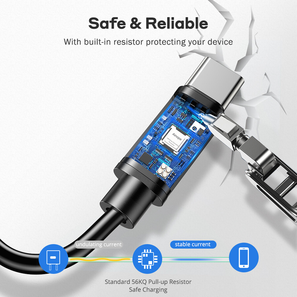 UPERFECT Type C Cable USB Cables USB C For Macbook Mac Pro Samsung Charging Fast