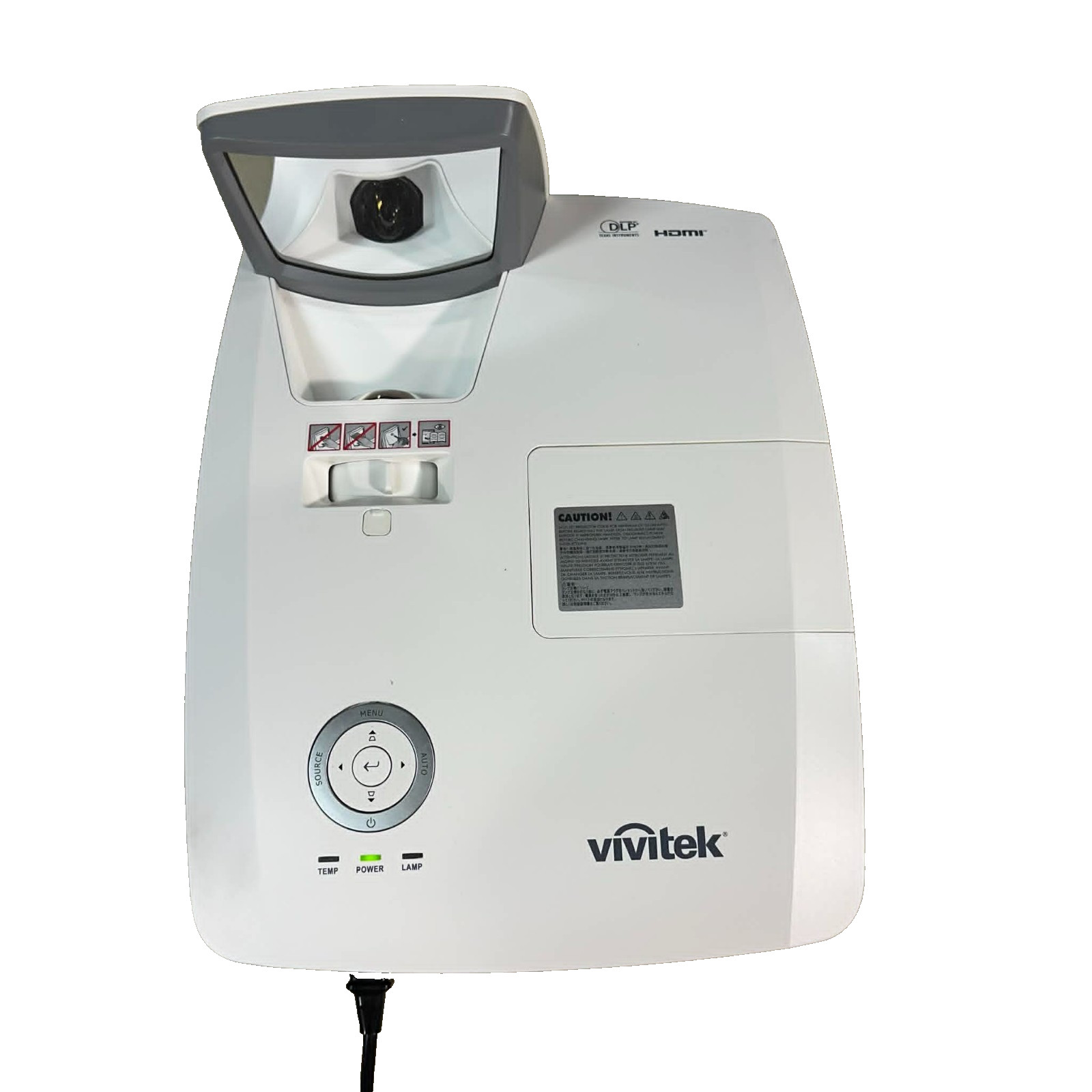 Vivitek DH758UST Full HD 1080p Ultra Short Throw Projector Tested Remote Works