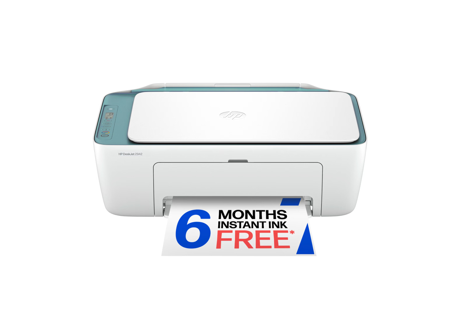 HP DeskJet 2942 Wireless All-in-One Color Inkjet Printer, 6 Months Free Instant