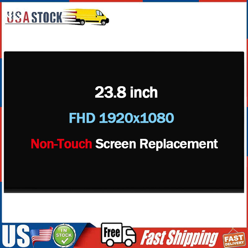 23.8″ For Dell Optiplex AIO 7490 Non-Touch LCD Screen Replacement FHD 1920×1080