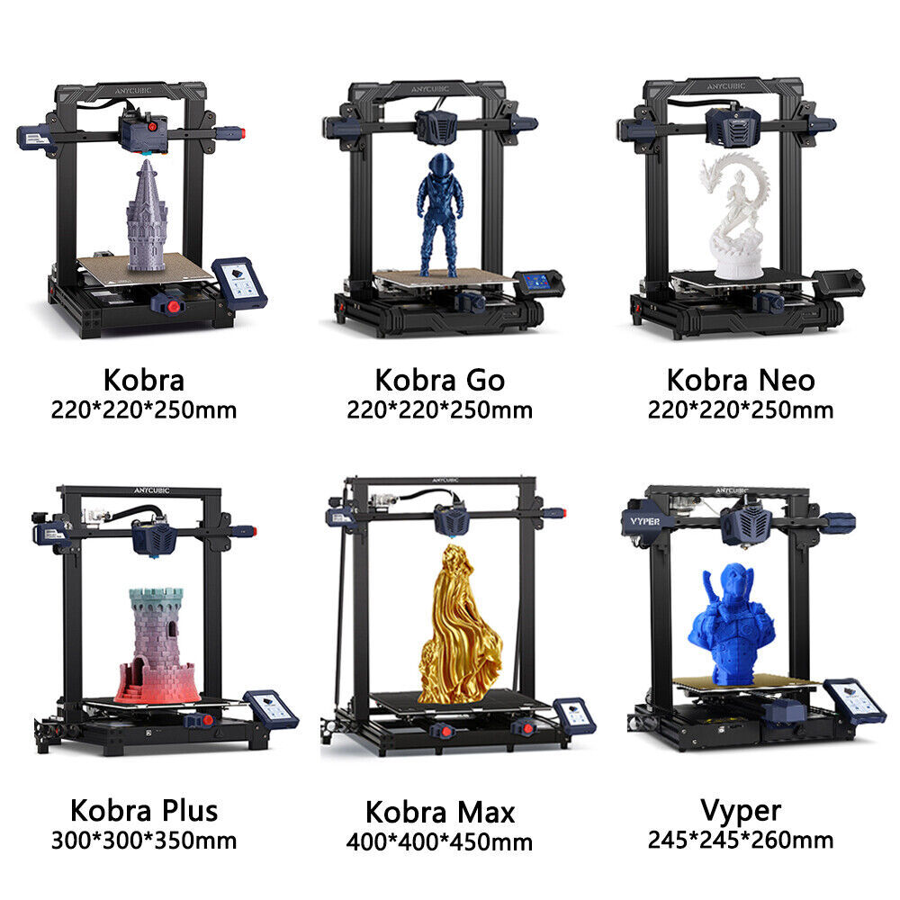 【Used】ANYCUBIC KOBRA/ Kobra Neo/ Kobra Go/ Kobra 2 Pro FDM 3D Printer Lot