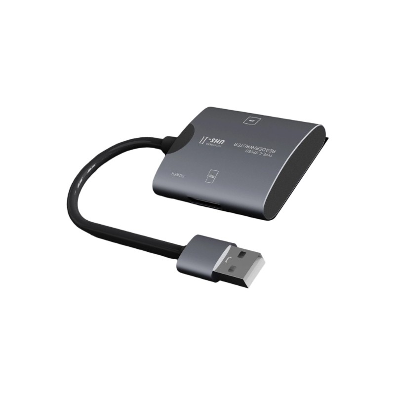 Easy to Use USB Type C Memory Card Reader for TF and XD Picture Cards Convenient