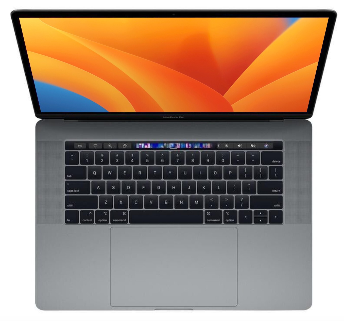 Apple MacBook Pro 15″ Touch Bar 256GB SSD 16GB i7 Ventura Space Gray – Warranty