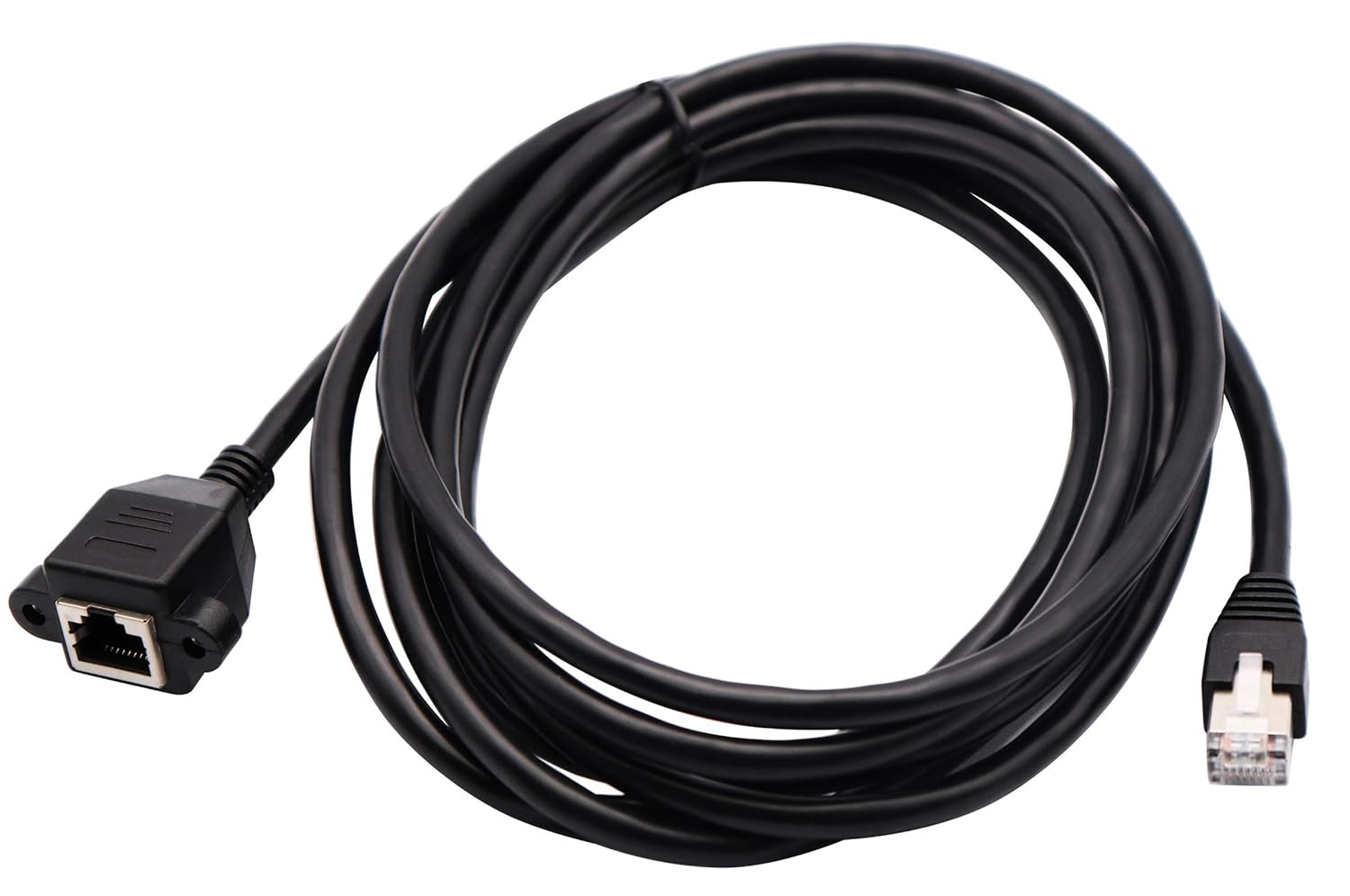 RJ45 Network Ethernet Cable Female to Male Cat 6 Shielded Ethernet Network Conne