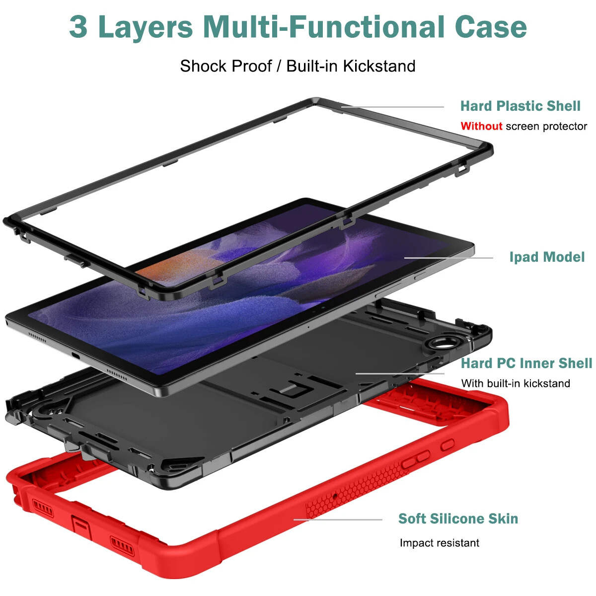 Shockproof Case Cover For Apple iPad 9th 8th 7th 6th 5th Generation 10.2″ 9.7″