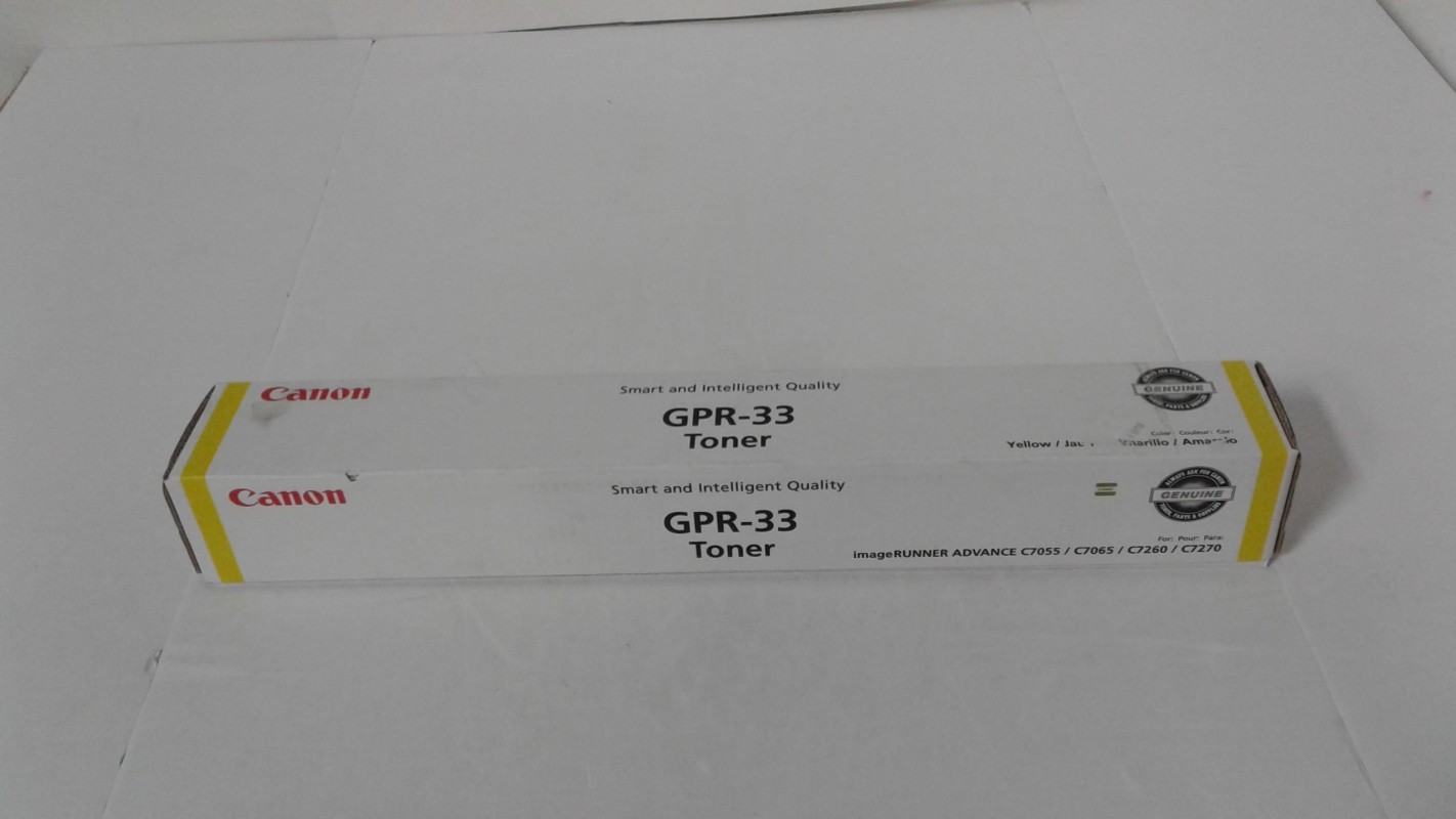 Canon GPR-33 Toner 2804B003, Yellow for Canon IR Advance C7270