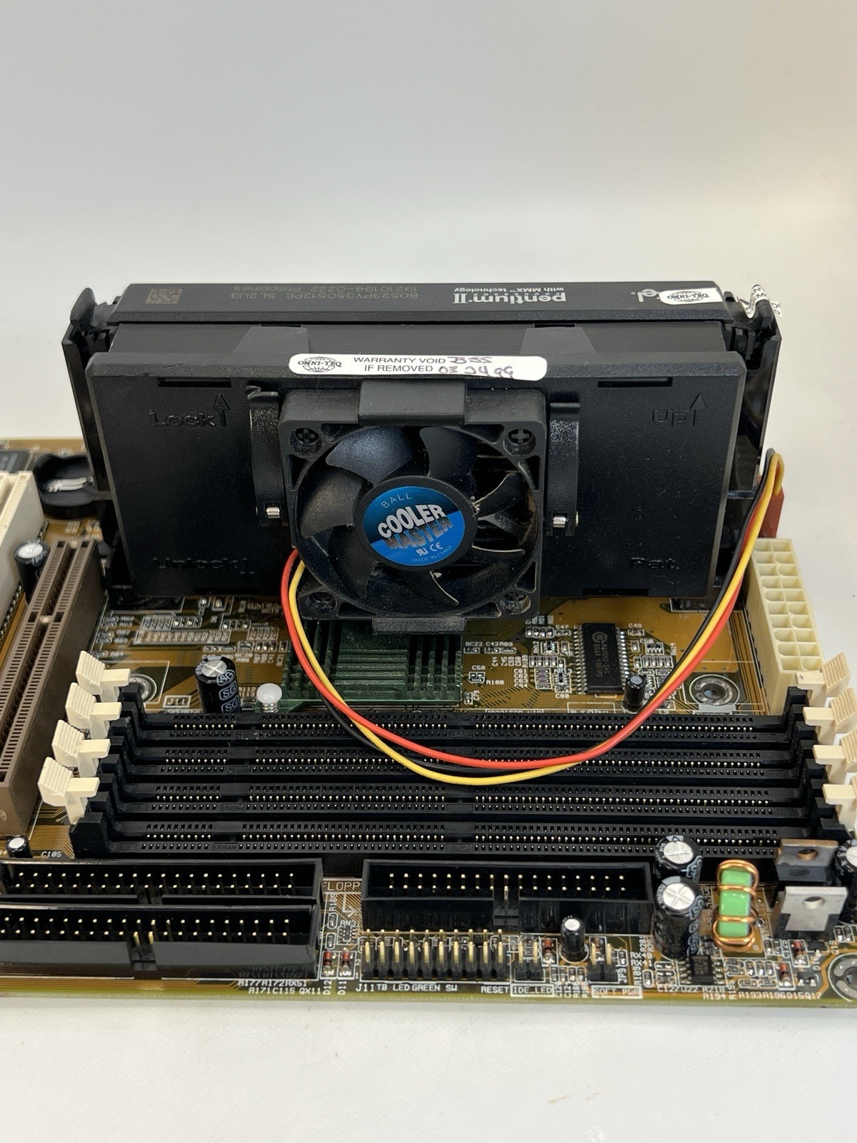 Intel Pentium II 350MHz Slot 1 440BX ATX Motherboard PCB40-A4X ISA AGP Vintage