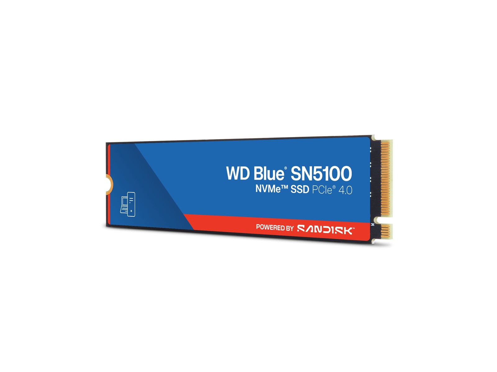 WD Blue SN5100 SSD 2 TB internal M.2 2280 PCIe 4.0 WDS200T5B0E-00CPE0