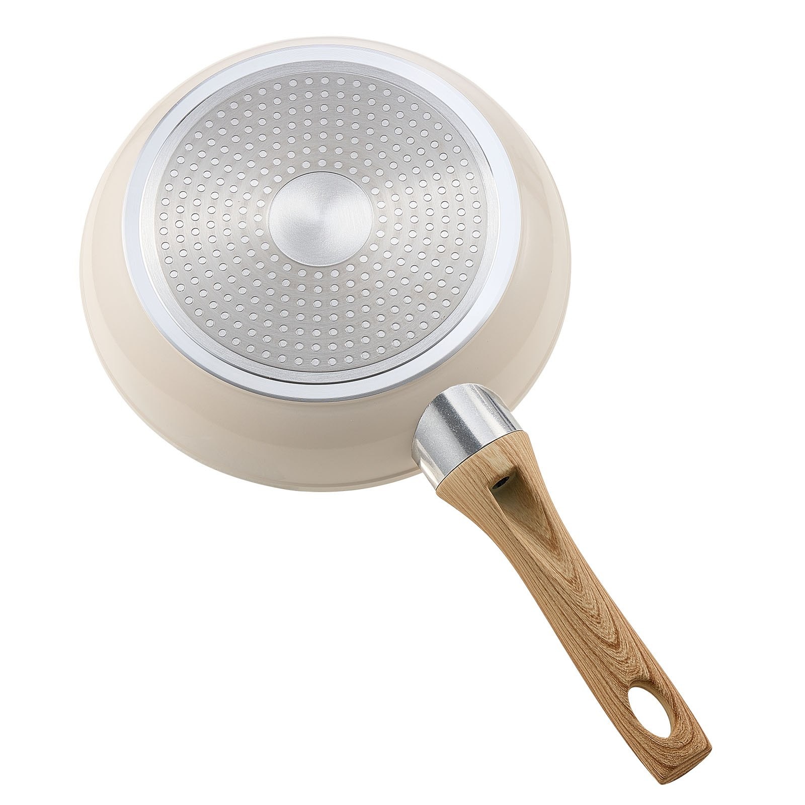 Frying Pan Skillet, Aluminum Egg Fry Pans, 3 Piece (8, 9.5, 11 in), Nonsitck Cer