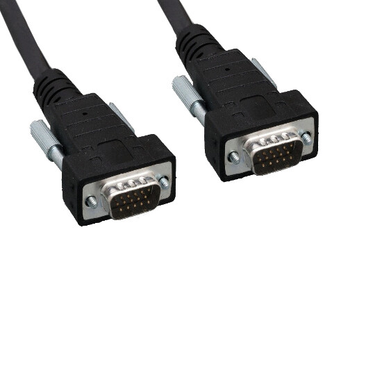 Kentek 100ft CMP Plenum Rated SVGA HD-15 Video Cable 28AWG 3X Shielded TV PC