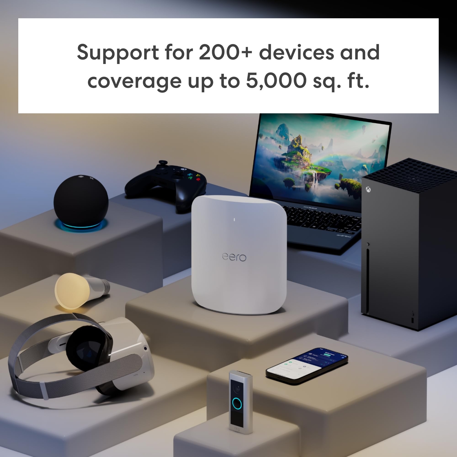 Amazon eero Max 7 mesh wifi router | 10 Gbps Ethernet | Coverage up to 5,000 …