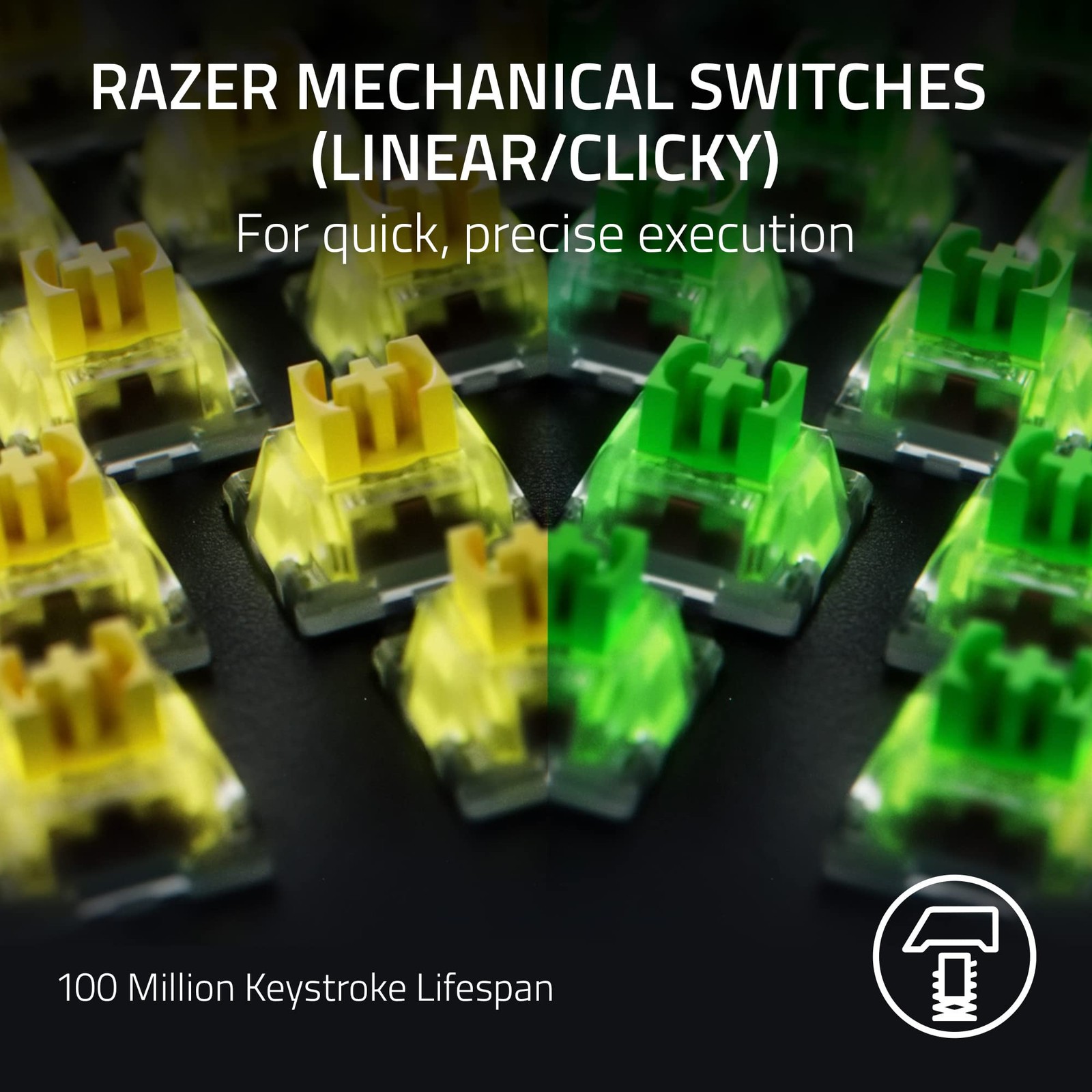 Razer BlackWidow V4 Pro Wired Mechanical Gaming Keyboard Green Switches Tactile