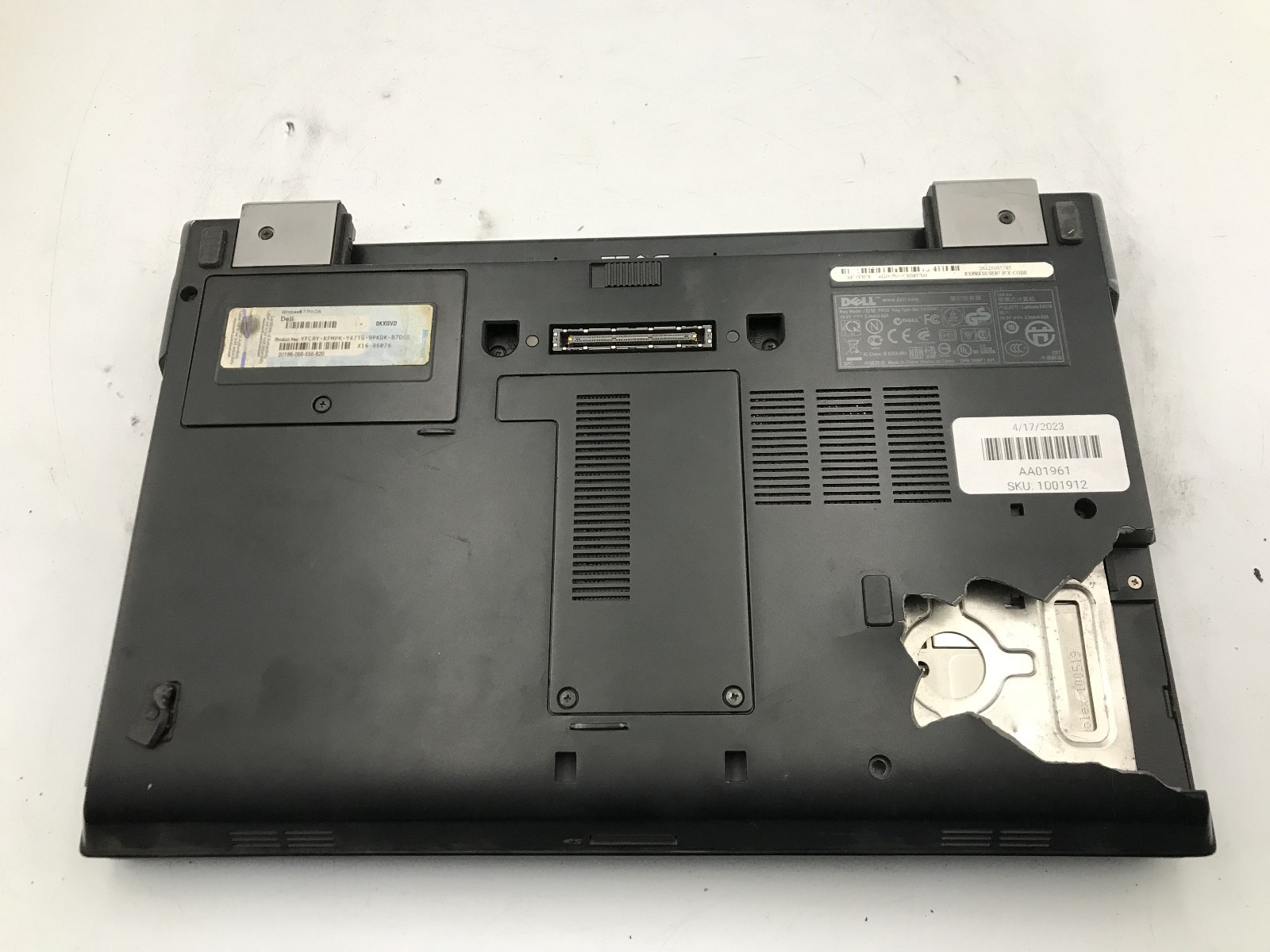 DELL LATITUDE E4310 – BOOTS TO BIOS – INTEL I5 M520 – NO RAM – NO OS – READ – BB