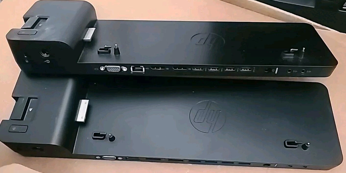LOT OF 10 HP 2013 UltraSlim Docking Station USB 3.0 HSTNN-IX10 D9Y32AA#ABA
