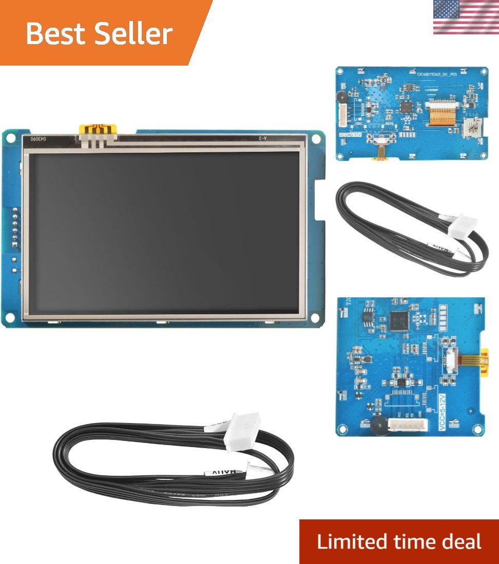Lightweight 4.3″ Touch Screen with Cable for Laptop & Smartphone Compatibility