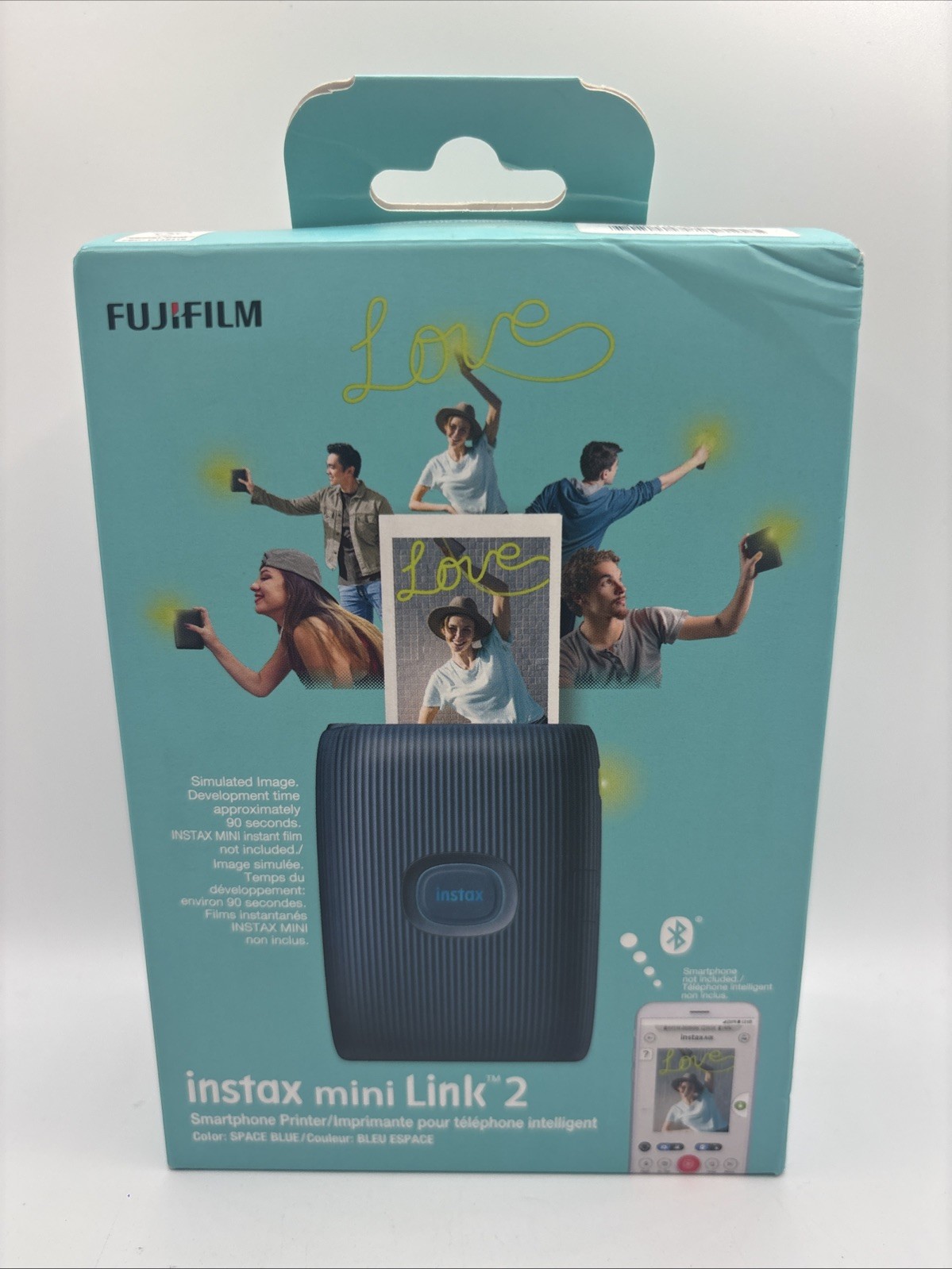Fujifilm Instax Mini Link 2 Space Blue Smartphone Printer