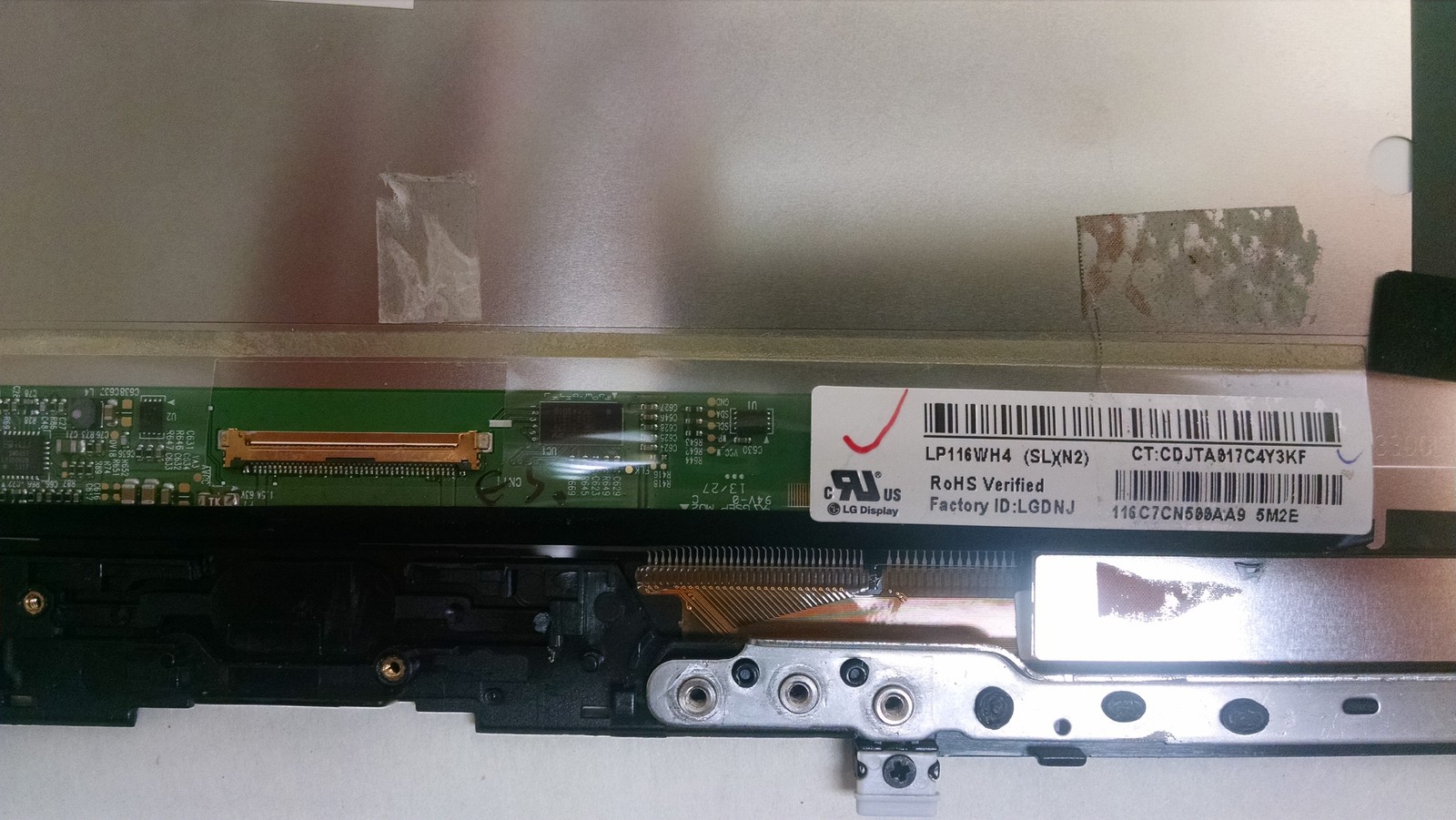 LG LP116WH4(SL)(N2) 11.6″ 1366×768 Laptop Screen Assembly