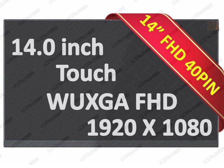 NV140FHM-T0A LCD LED Touch Screen 14″ FHD Replacement Panel + Digitizer New