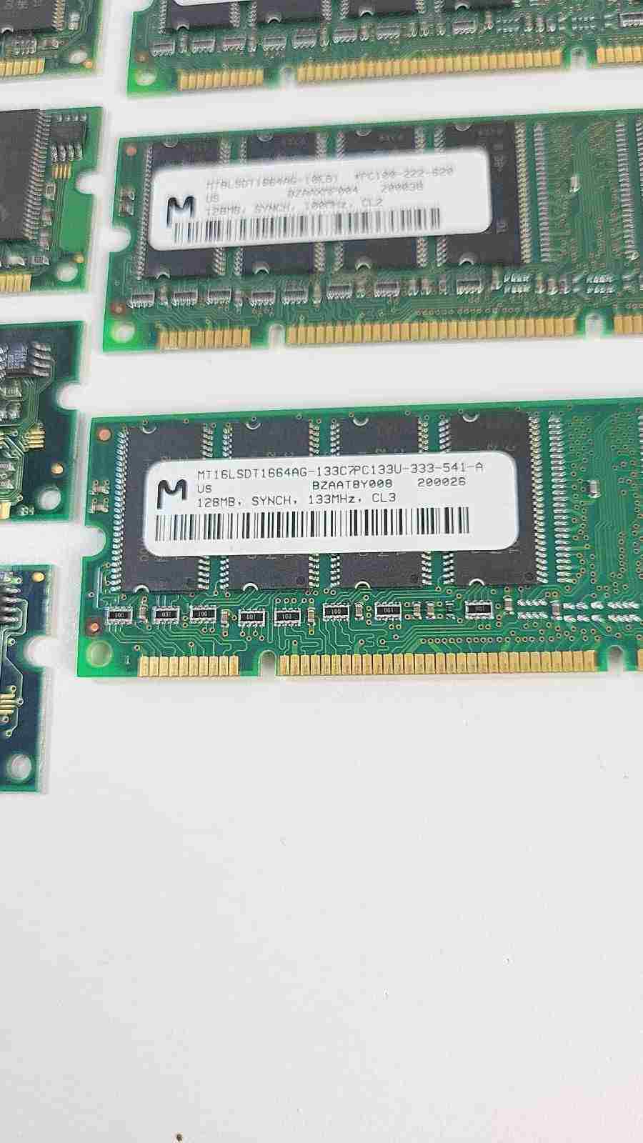 Large Lot PC133 RAM Memory – See Pics For Sizes