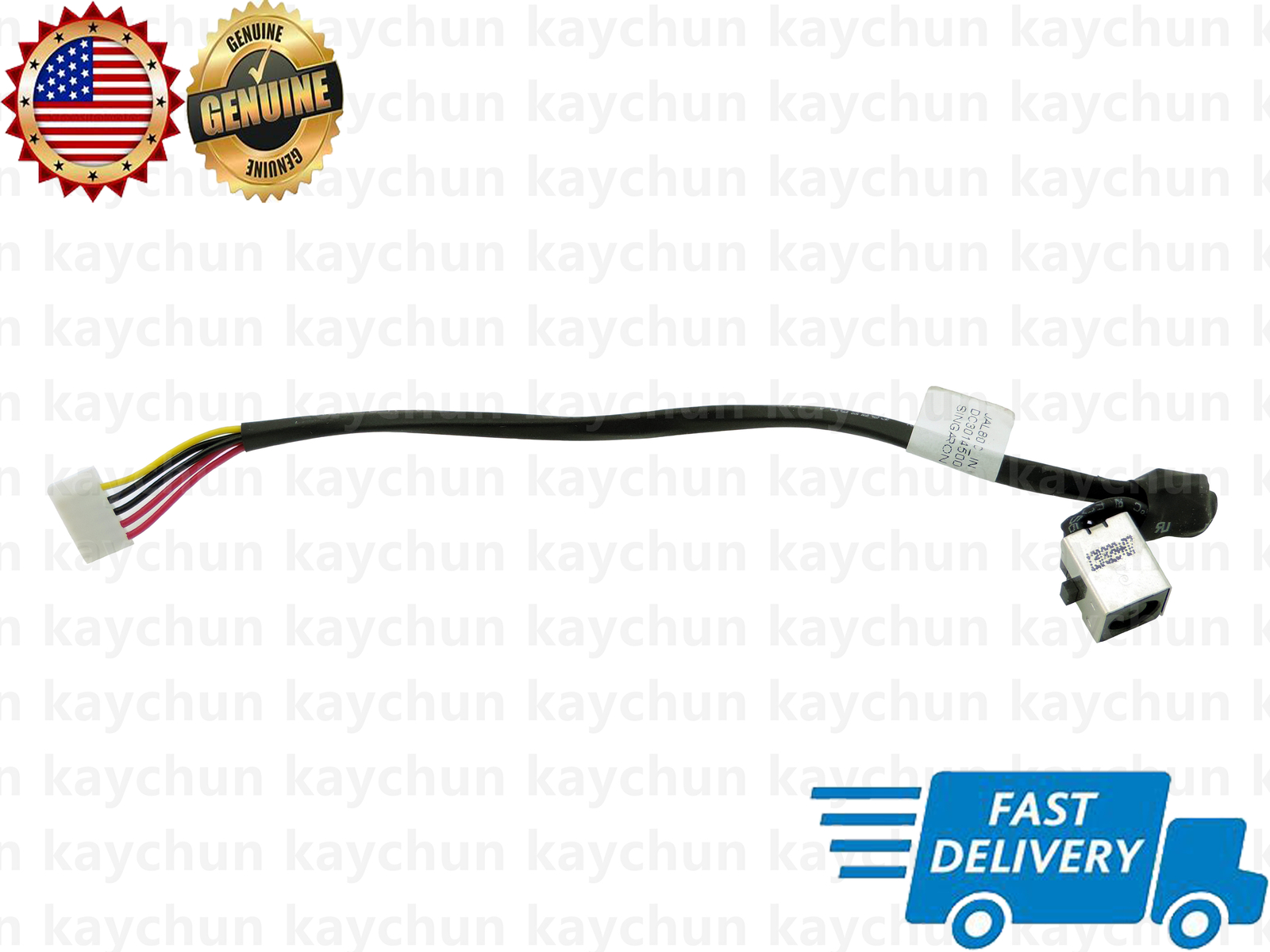 Original DC IN power jack cable For Dell Vostro 1320 PP36S KAL80 charging port