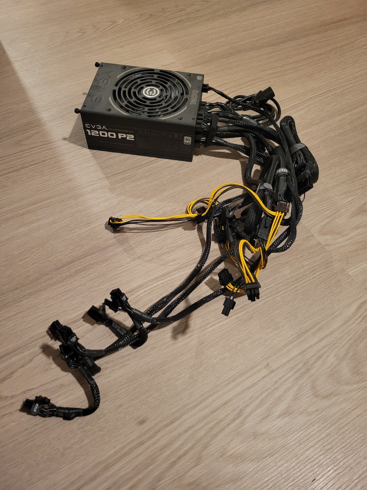 EVGA SuperNOVA 1200-P2 80+ Platinum 1200W Power Supply PSU 220-P2-1200
