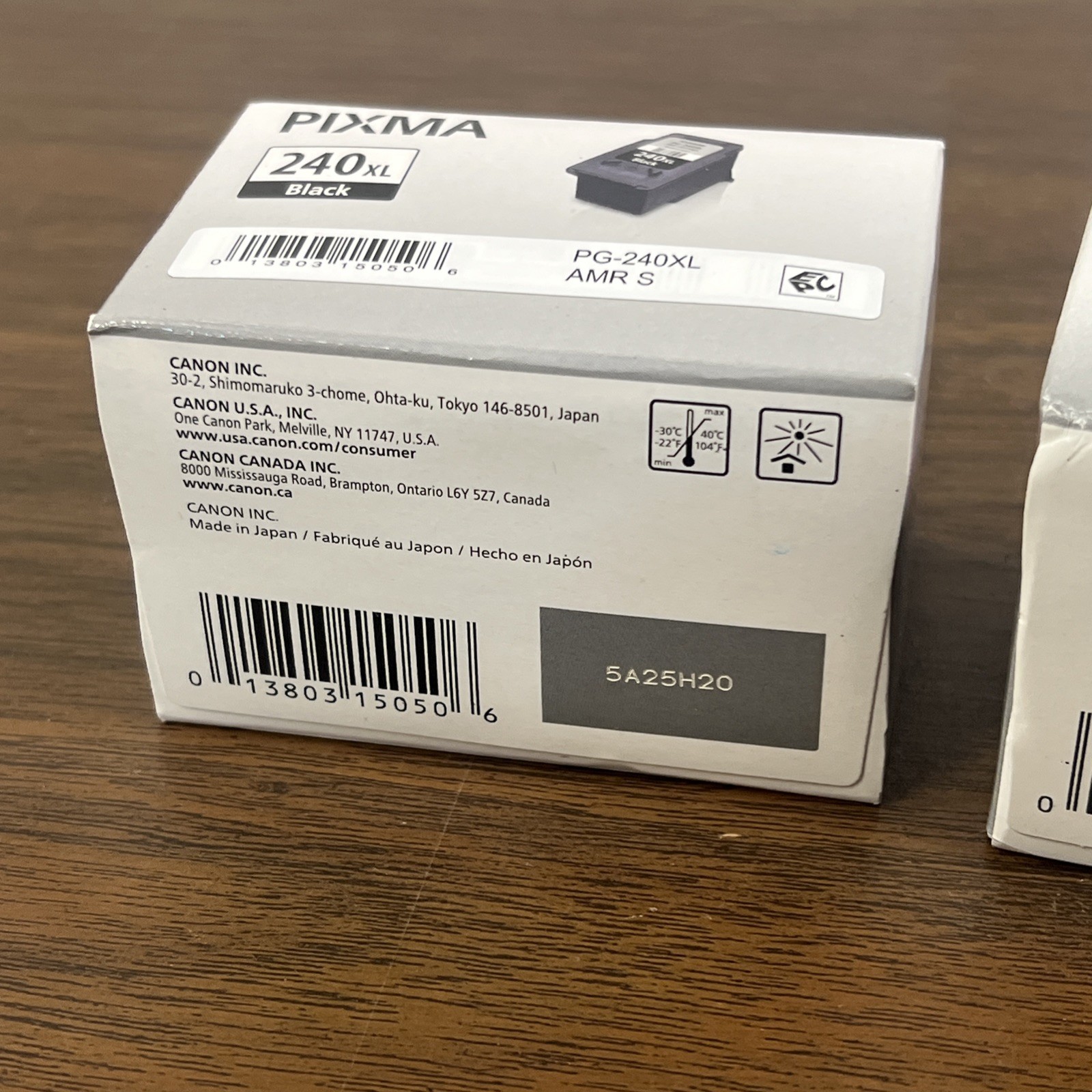 Canon Genuine PG-240XL Black CL-241XL Tri-Color High Yield Ink Cartridge Sealed