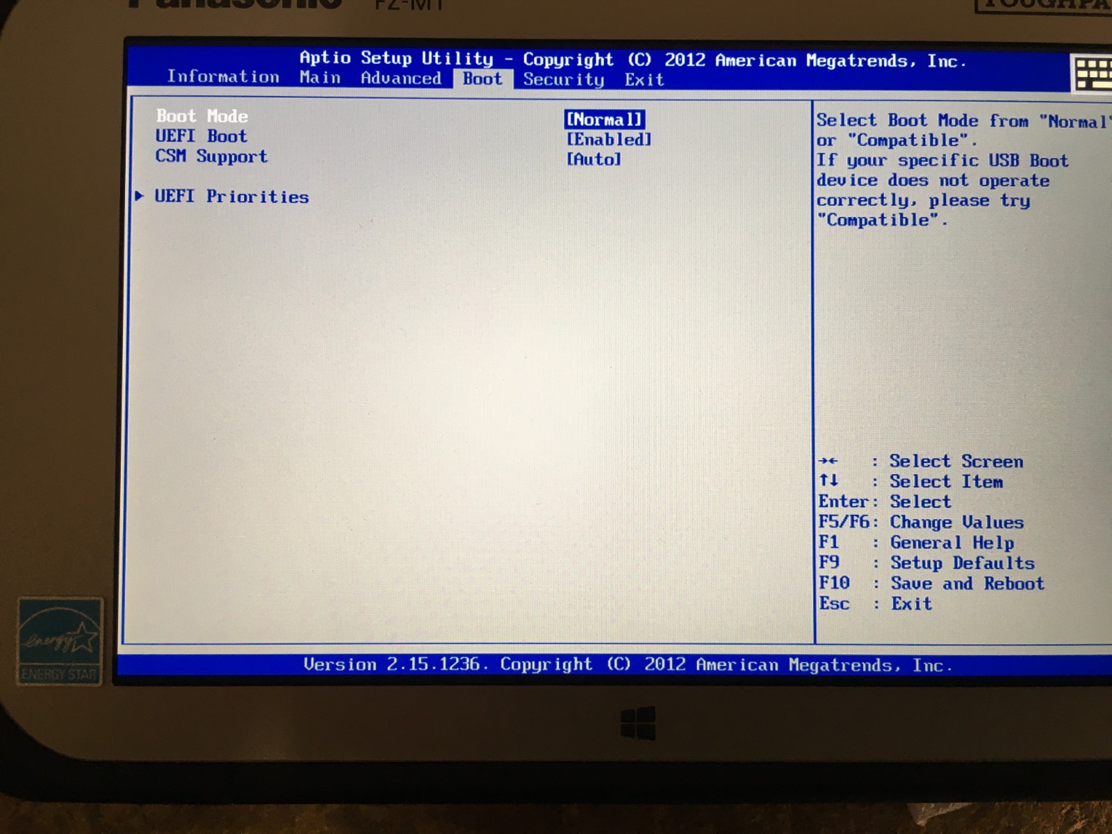 0 Hours Panasonic TOUGHPAD FZ-M1 7″ Core i5-4302Y 1.60GHz 128GB 8GB RAM Win10