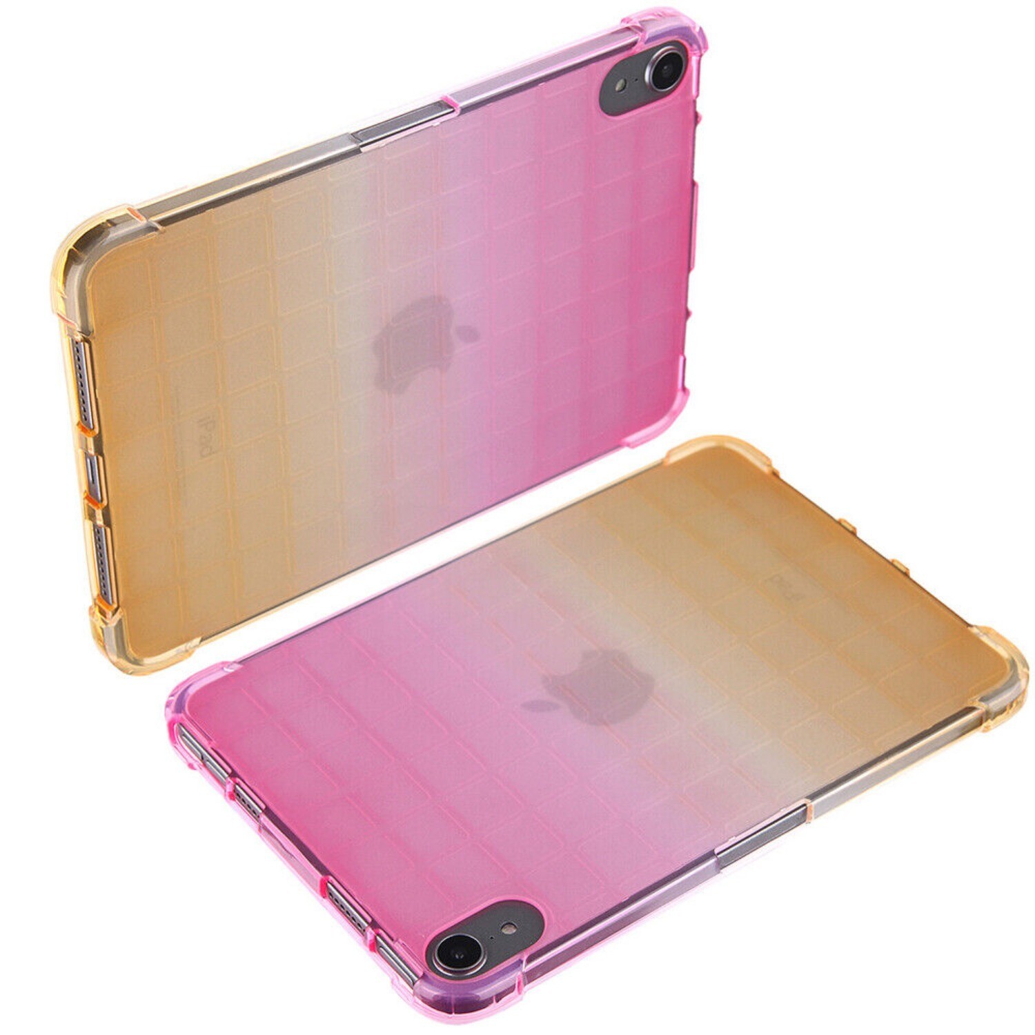 Transparent Gradient Back Case Cover for Apple iPad 7th 8th 9th Generation 10.2″