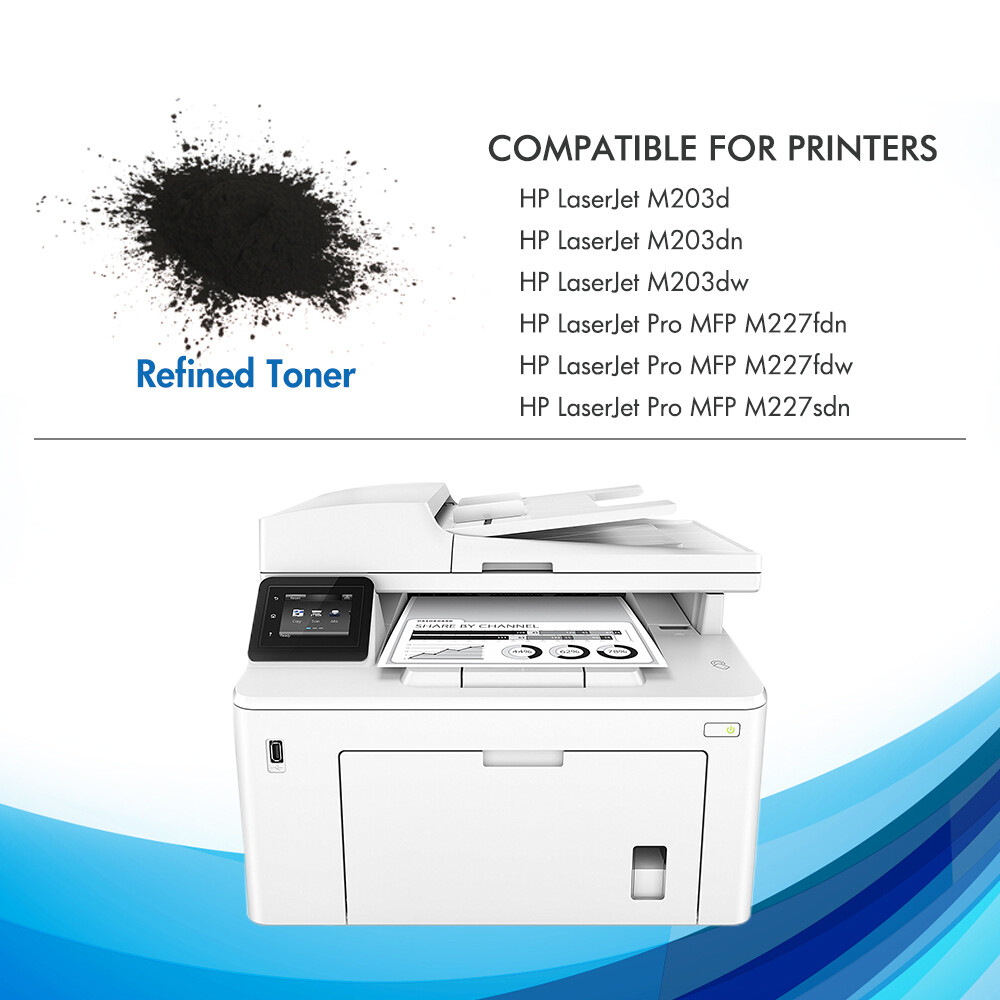 3pk CF230A Toner+2pk CF232A Drum for HP LaserJet Pro M203dn MFP M227fdw M227sdn