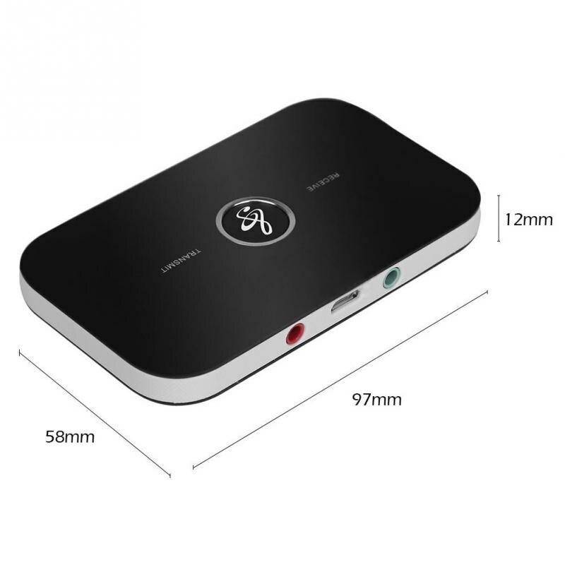 2-IN-1 Bluetooth Receiver & Transmitter Wireless RCA to 3.5mm Aux Audio Adapter