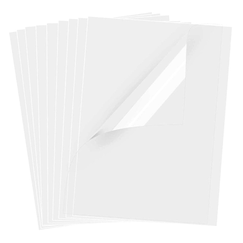 100 Sheets Waterproof Decal Adhesive Sheets Printable Sticker Paper