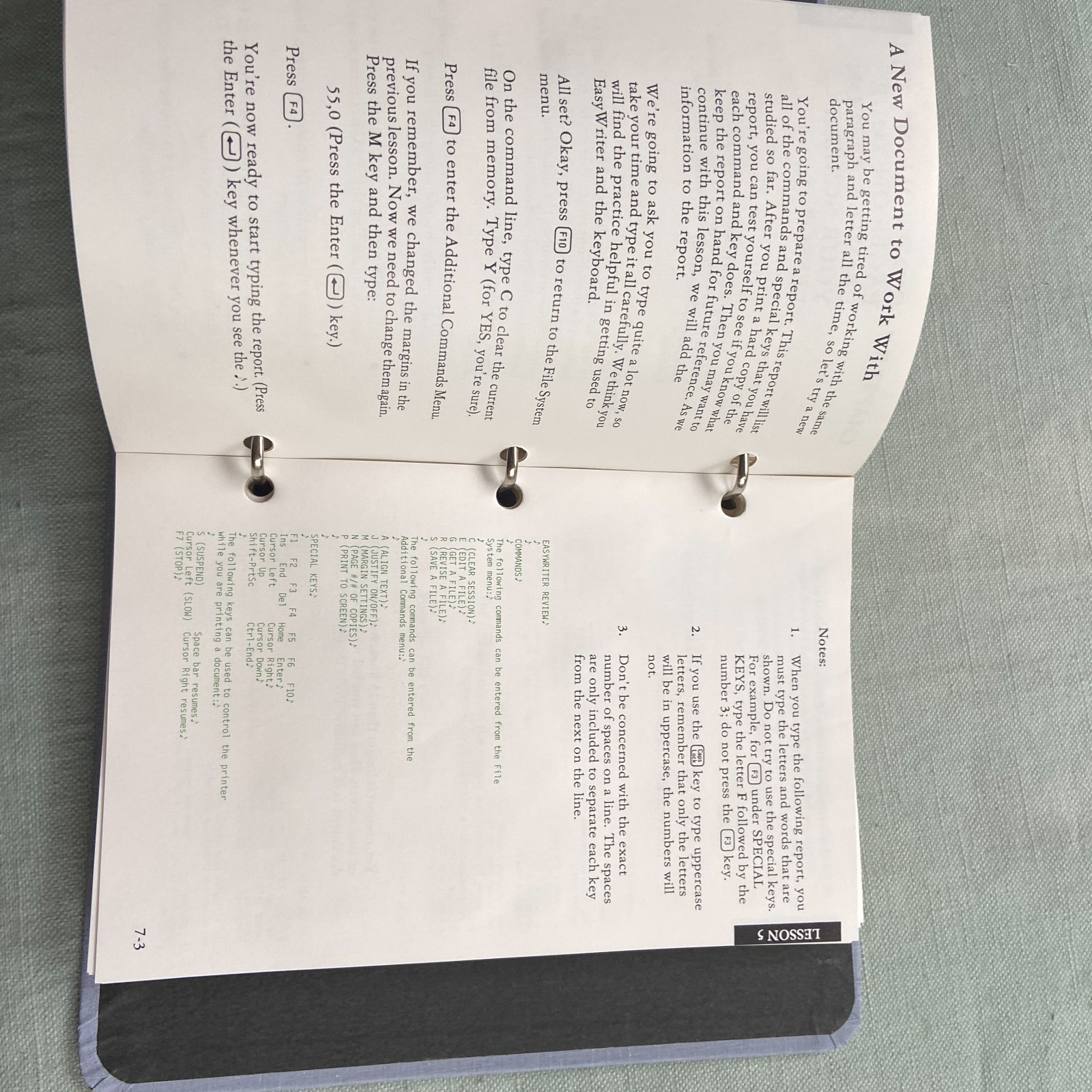 IBM EasyWriter User Manual Book 1982 2nd Edition Ver 1.10 6172310 PC Computer