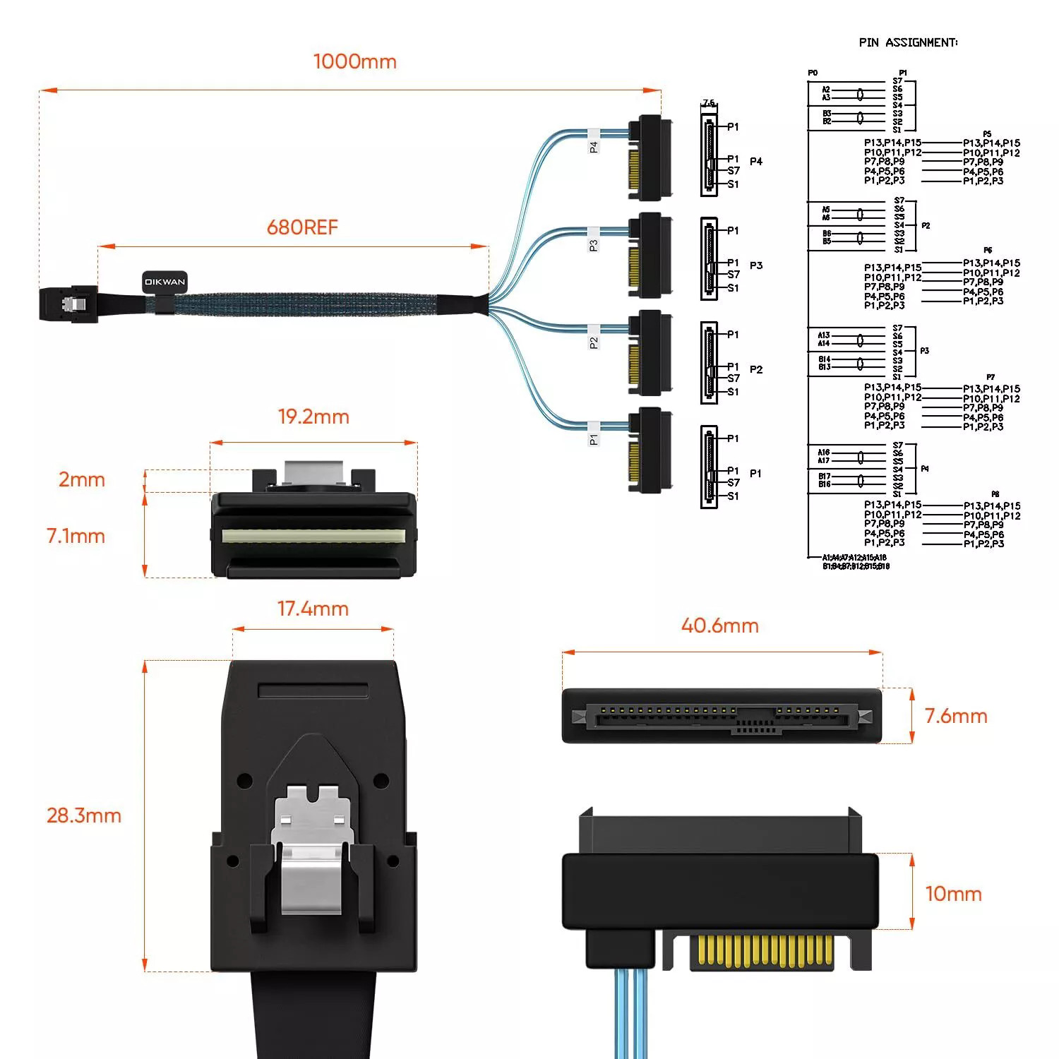 9207-8i PCIE3.0 6Gbps HBA LSI FW:P20 IT Mode ZFS FreeNAS unRAID 2*SFF8087 SAS US