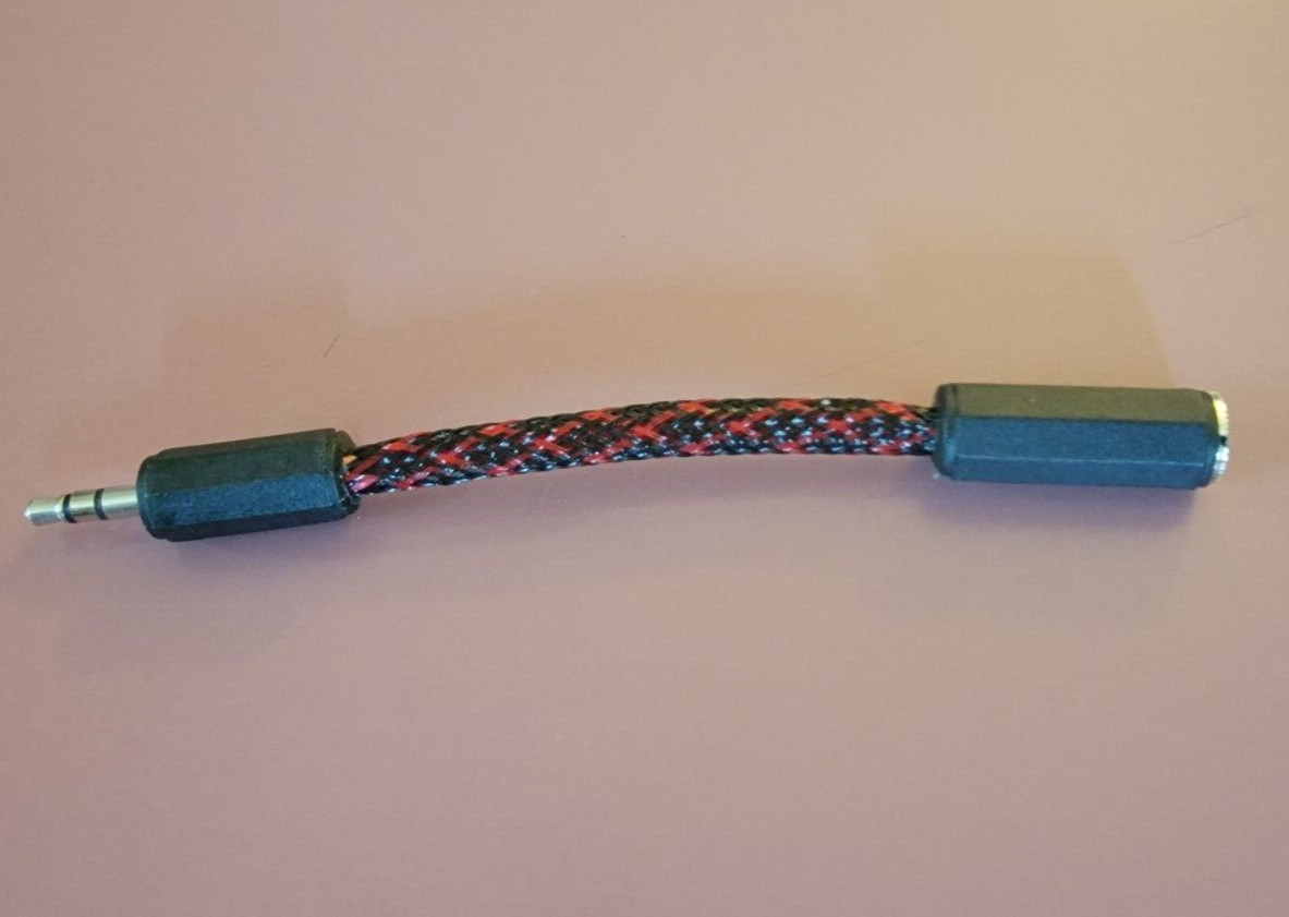 3.5mm male to female Stereo Audio Flipper