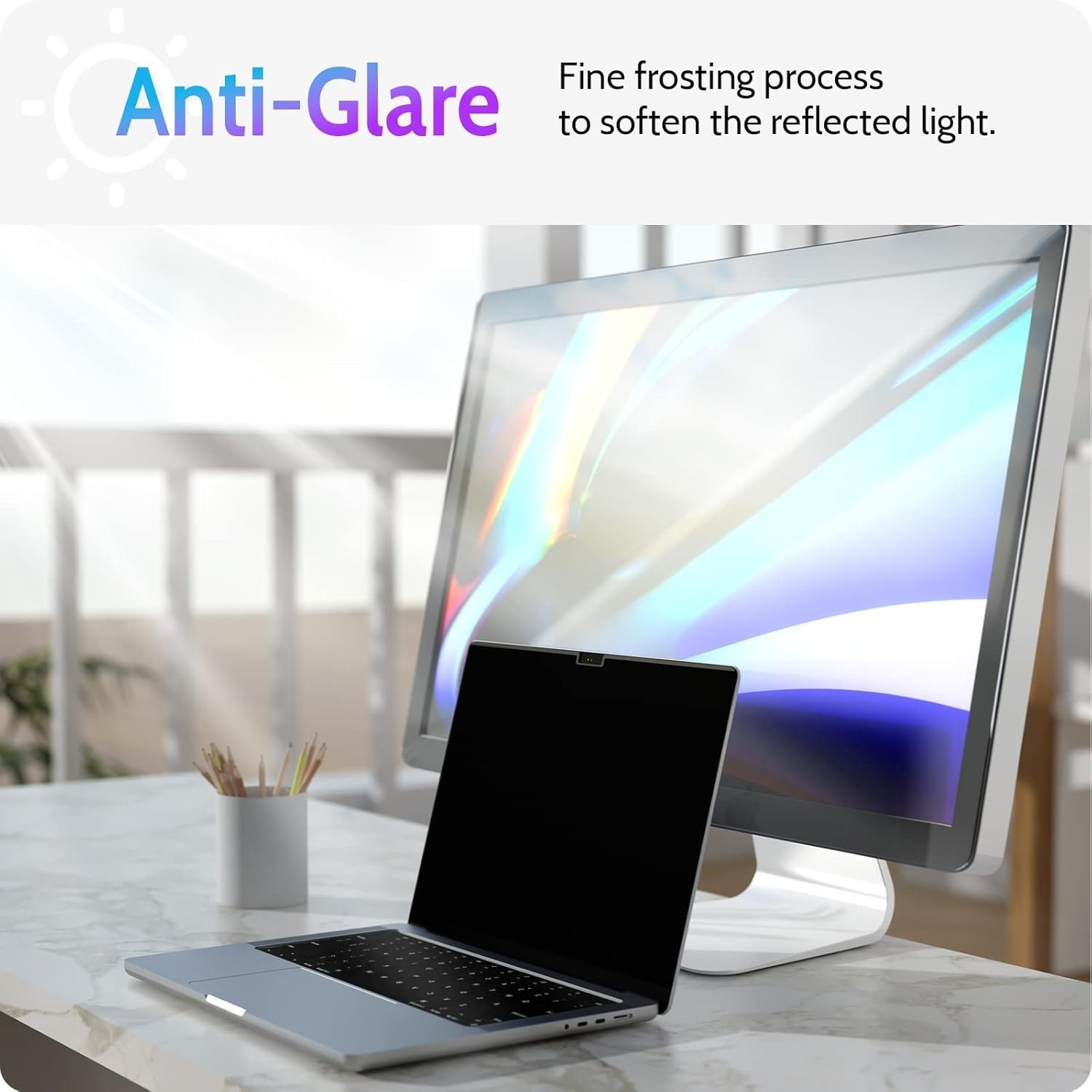 Privacy Screen Protector for MacBook Air 15″ – Matte Finish