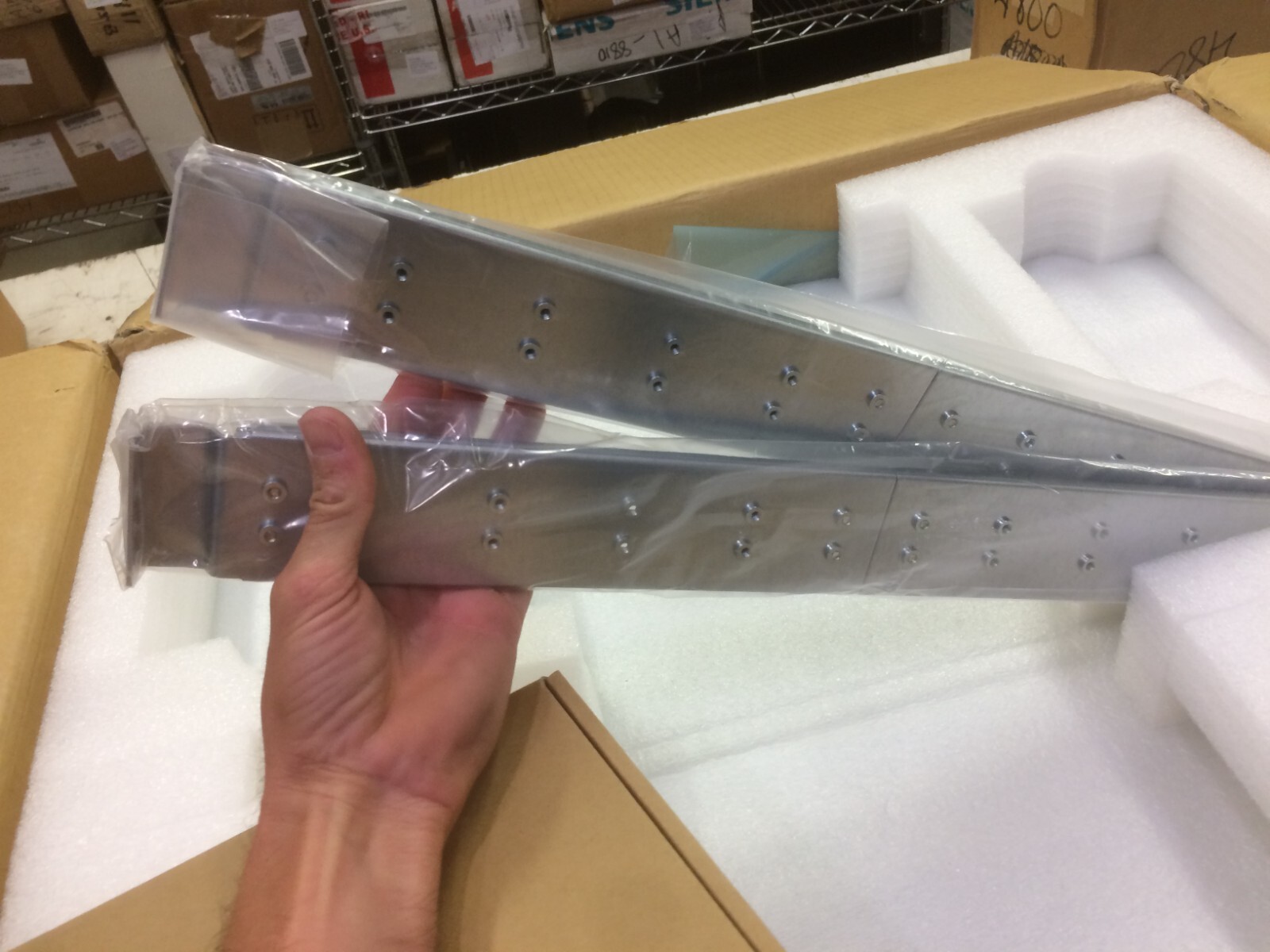PROMISE TECHNOLOGY VTRAK E310S 12 BAY CAPACITY-8 500GB HARDRIVES INSTALLED