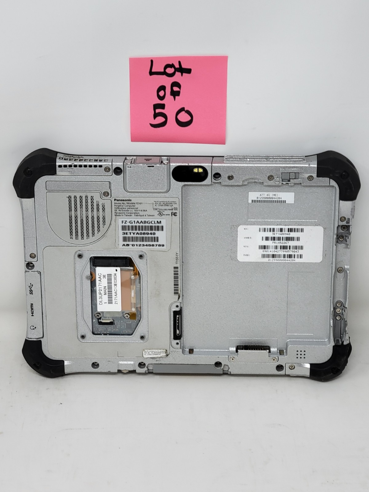 Lot Of 50 Panasonic Toughpad FZ-G1 10.1” No SSD/Battery AS-IS Parts