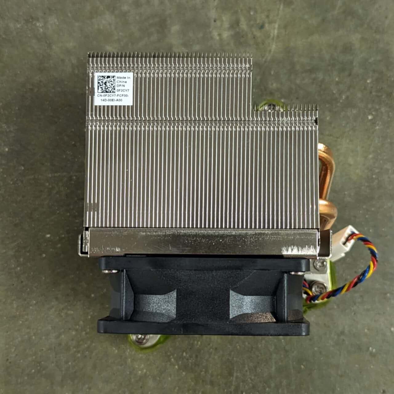 NEW DELL 80w CPU Heatsink + Fan F2CY7 For Optiplex 7040 7050 3440 3430 3431