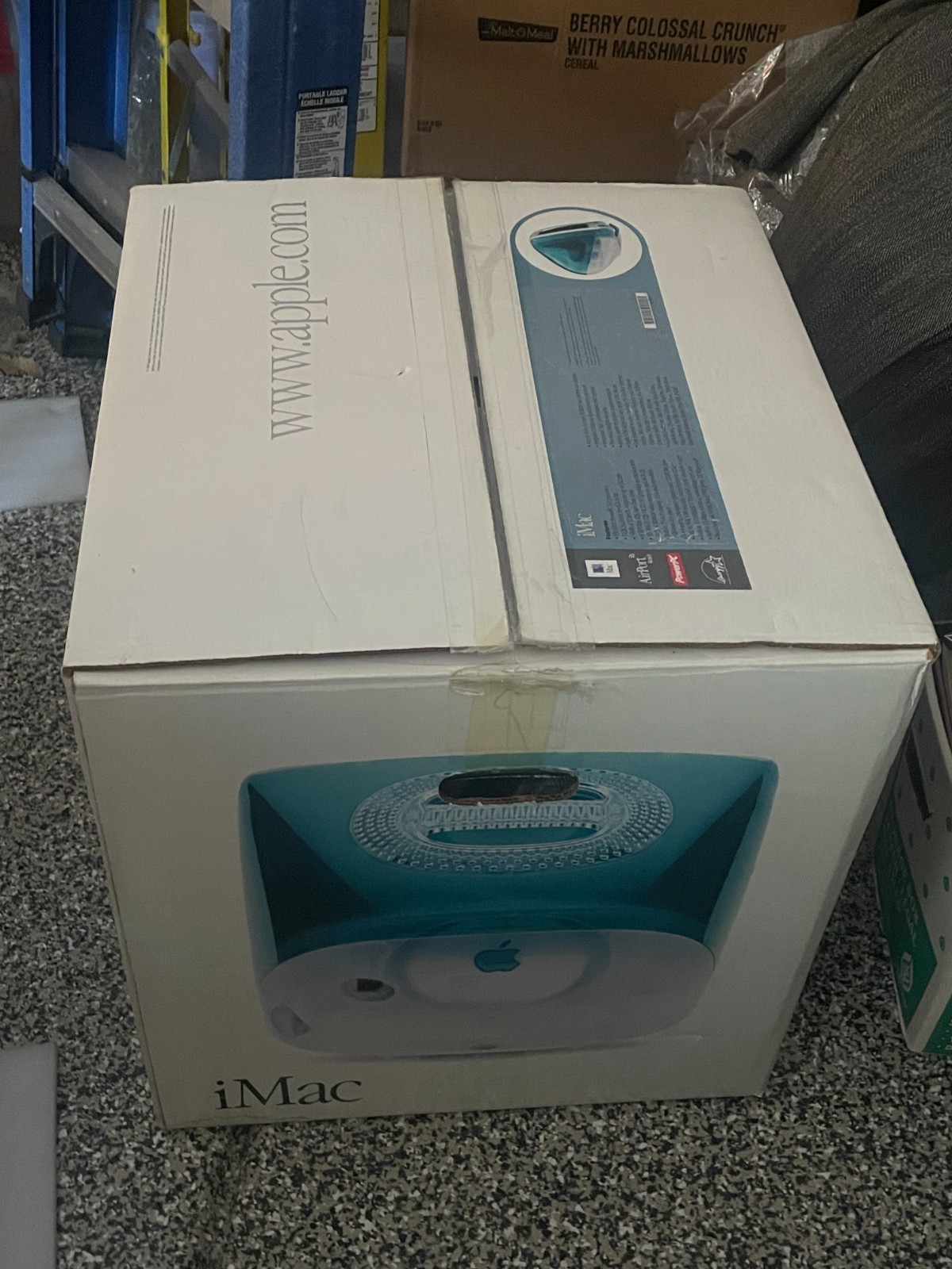 Vintage Apple iMac PowerPC G3 M5521 Blueberry 350MHz, 320MB, Works Perfect & Box