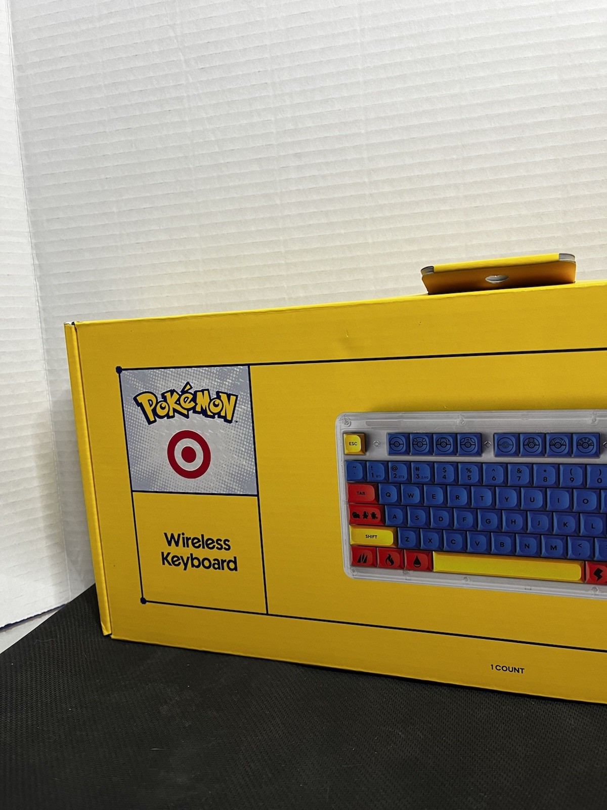 Pokémon Wireless Keyboard Yellow/Blue/Red QWERTY English (Target Box)