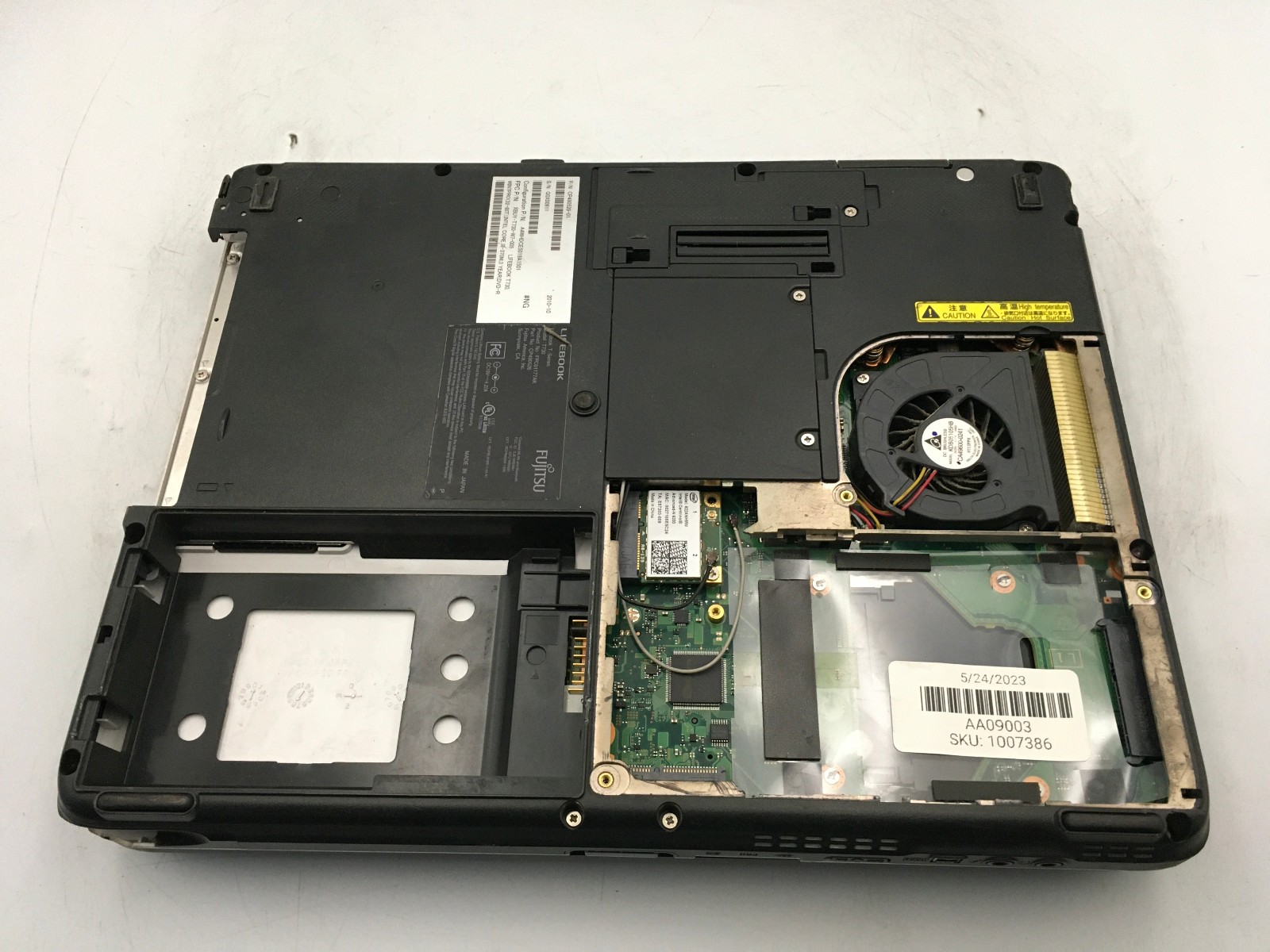 FUJITSU LIFEBOOK TSERIES T730 – BOOTS TO BIOS – INTEL I3 M370 – 4GB RAM -READ-BB