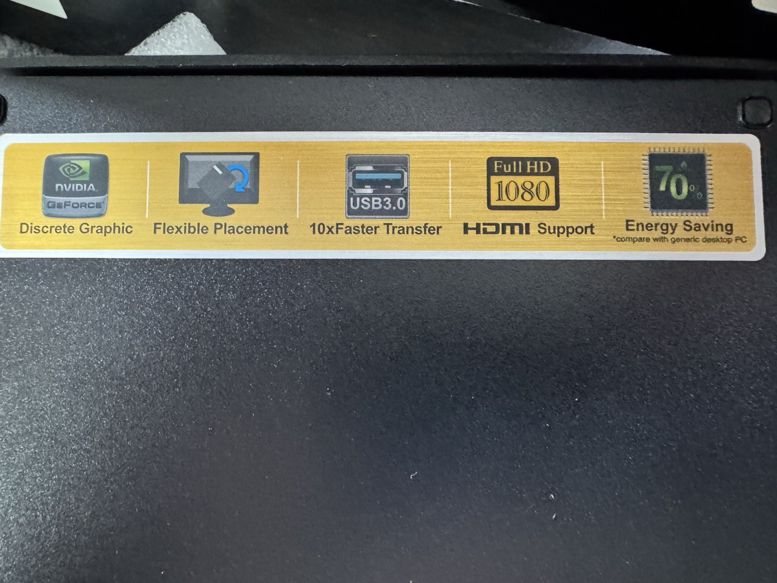 ASUS EeeBox EB1033 Nettop Mini PC, Atom D2550 1.86Ghz CPU, 4Gb Ram, 256gb HDD