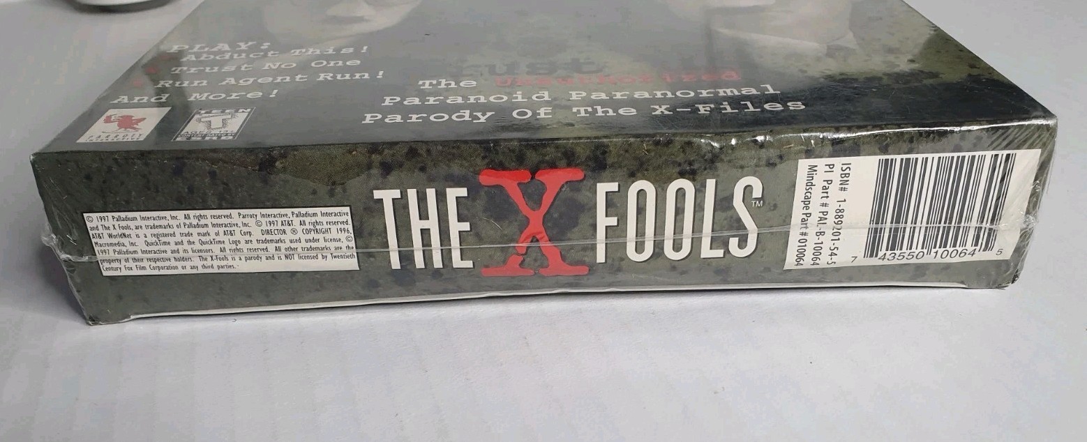 The X Fools SE PC CD popular UFO alien TV show sci-fi paranormal parody game