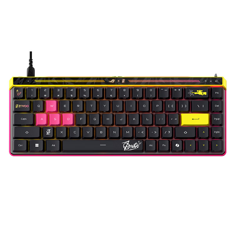 ASUS ROG FALCHION Ace HFX Wired Mechanical Keyboard ZywOo Edition 65% 8KHz