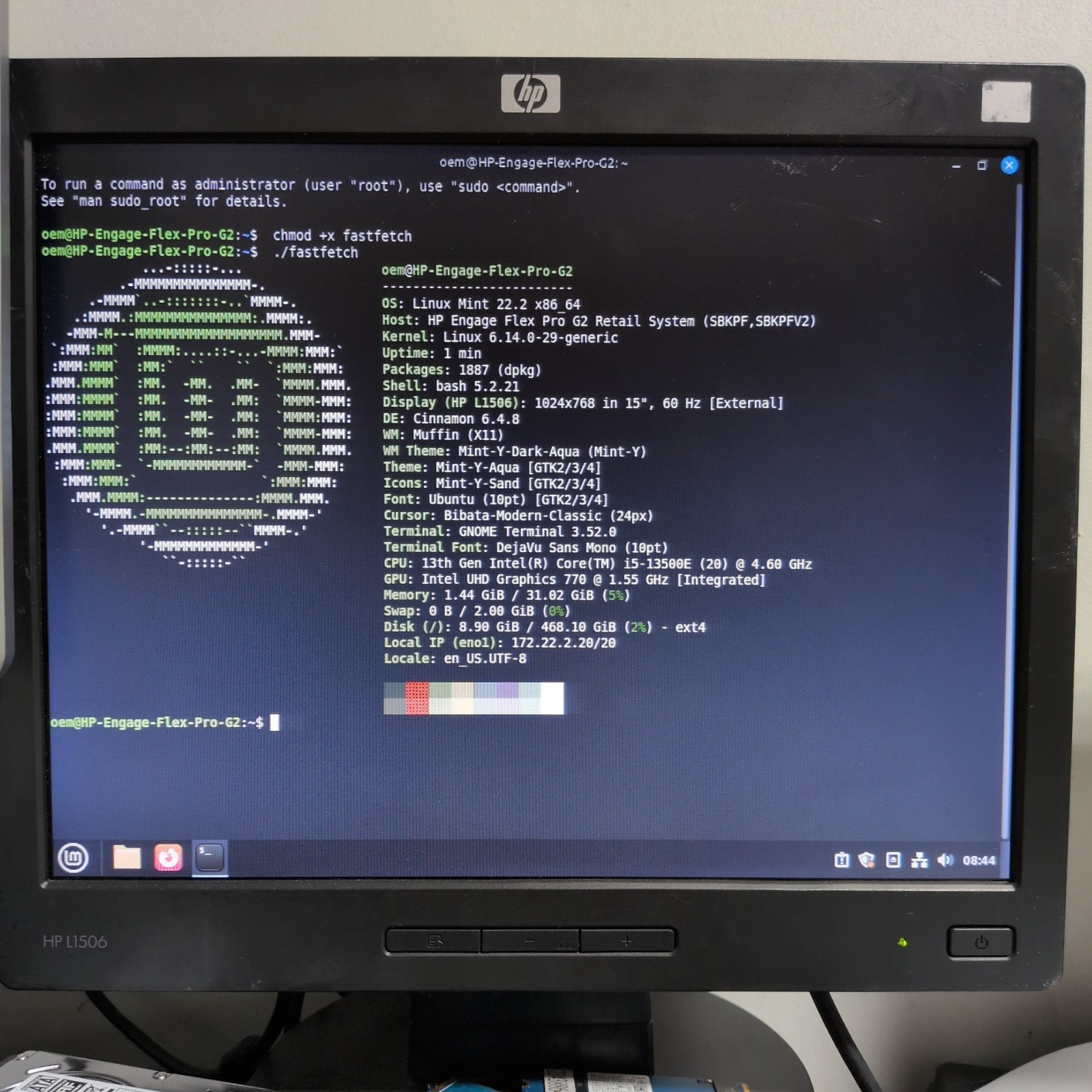 HP Desktop PC (scratched and dinged) with Core i5 (13th gen)